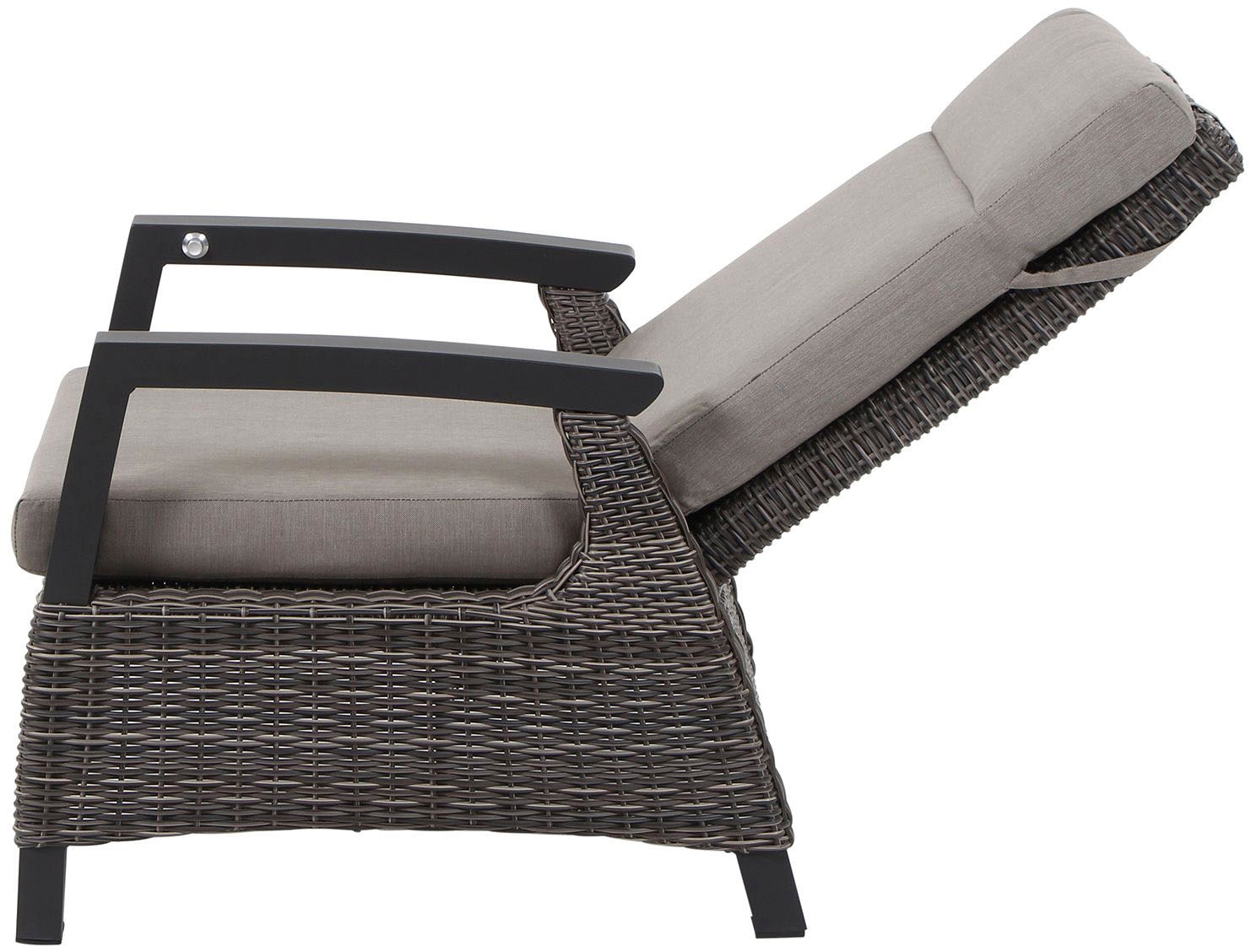 Siena Garden Gartenlounge-Set »Corido« Set, 8 Stk. tlg. bestehend aus 4 Sesseln und 4 Auflagen