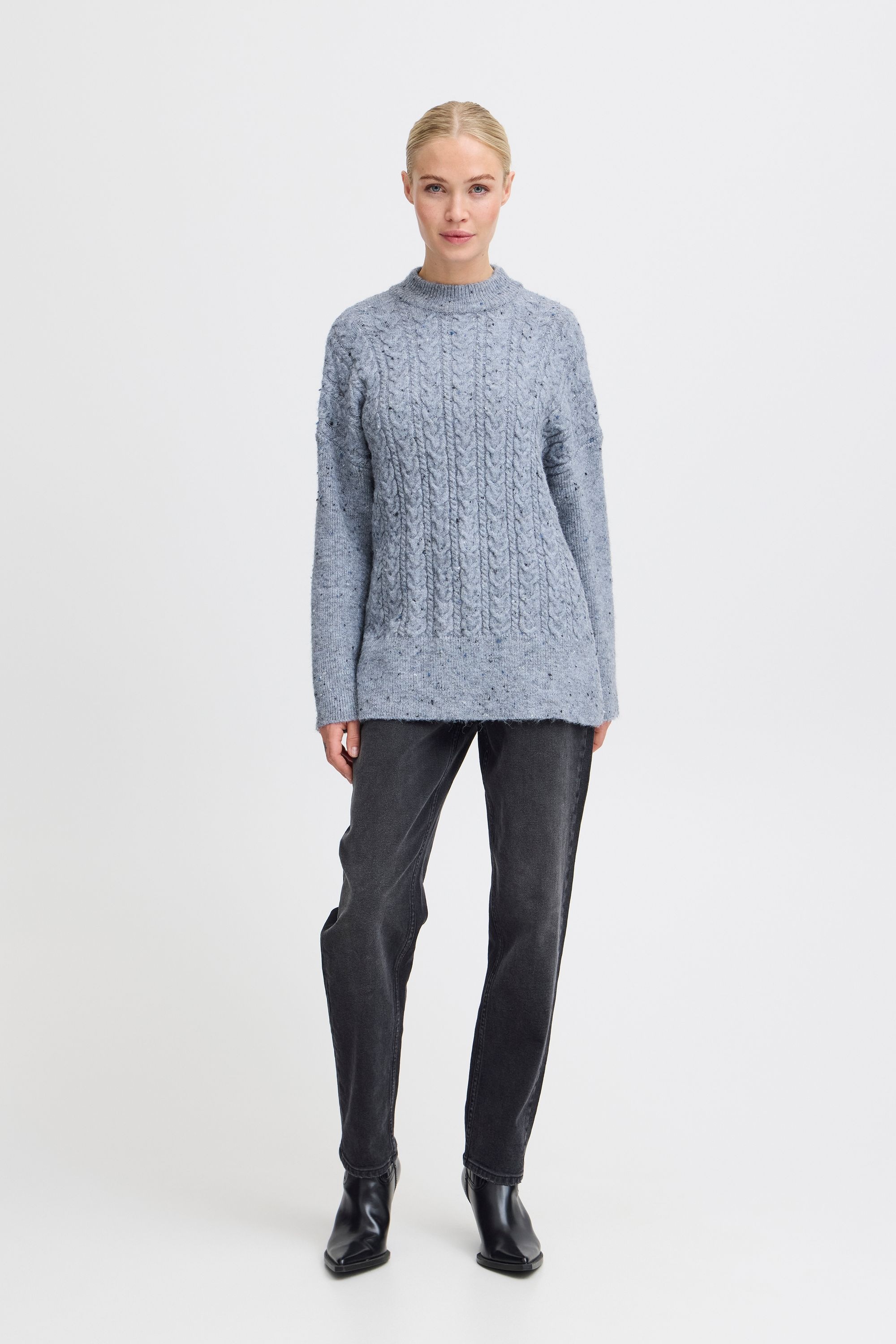b.young Strickfleece-Pullover »Strickpullover BYNATA CABLE JUMPER«
