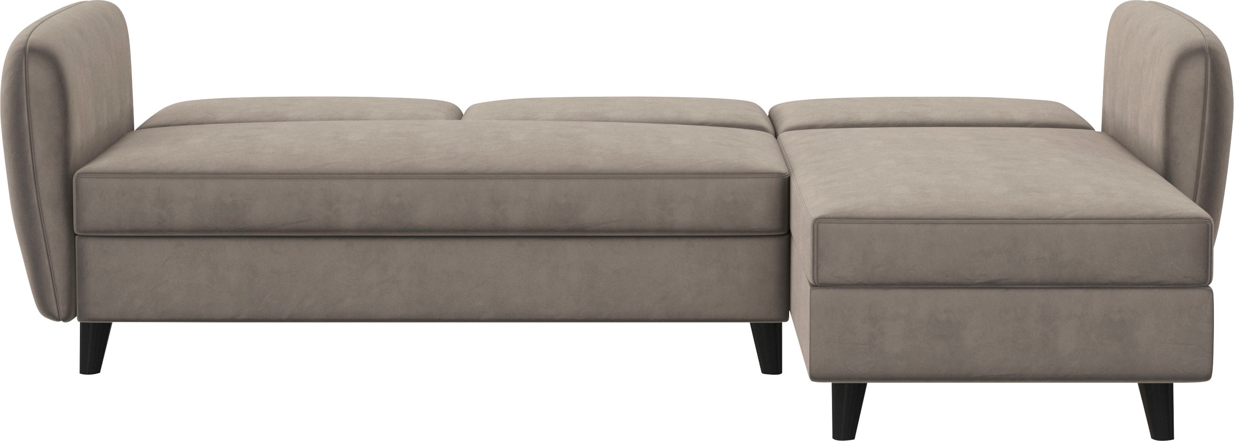 Dorel Home Ecksofa »Perry, L-Form,«, Rückenlehne, verschiedene Farbvarianten, Sitzhöhe 43 cm, Breite 219 cm