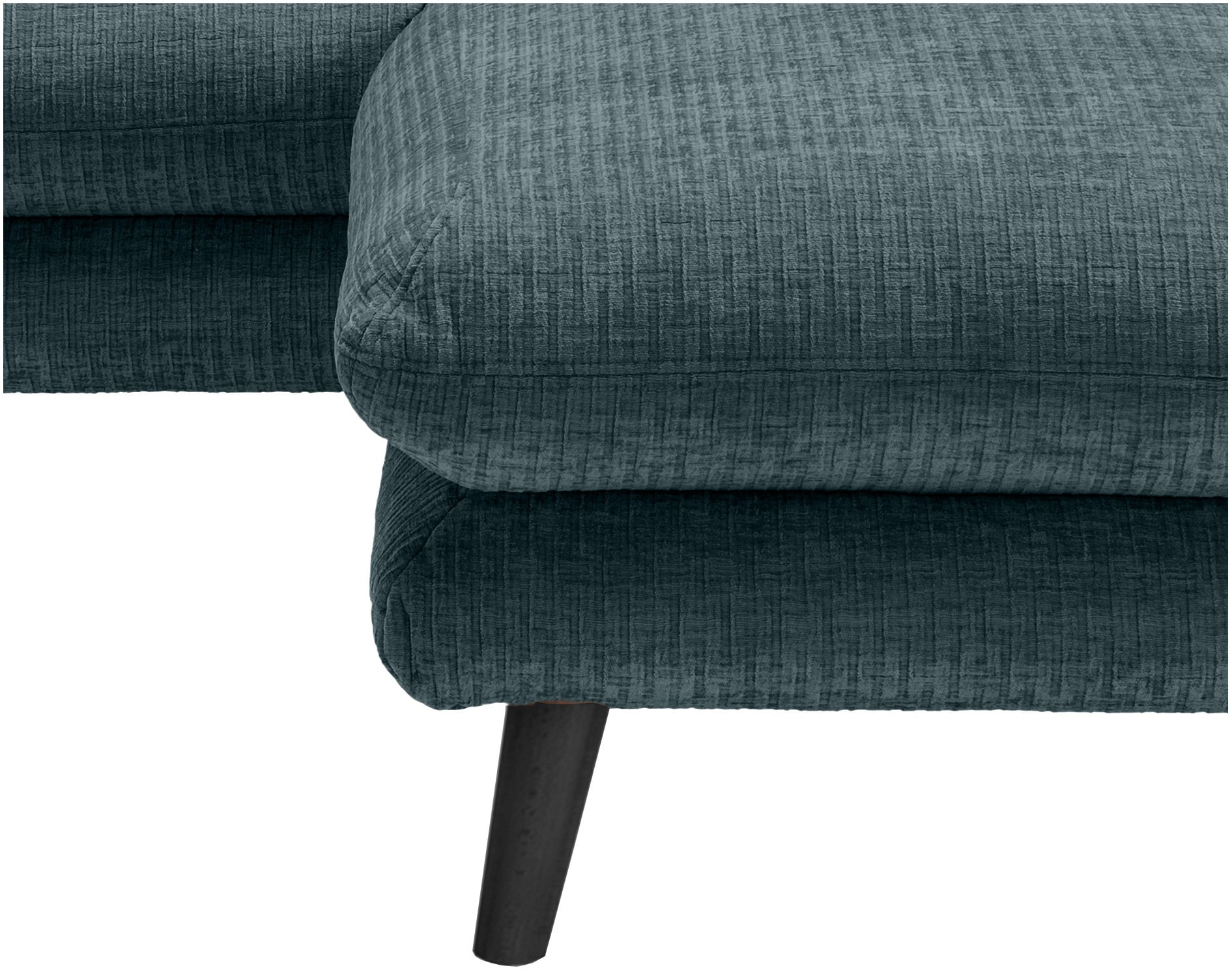 Home affaire Ecksofa »Lazio modernes Design, bequem, schmale Armlehnen, OTTOs Choice« zwei verschiedene Fußfarben wählbar