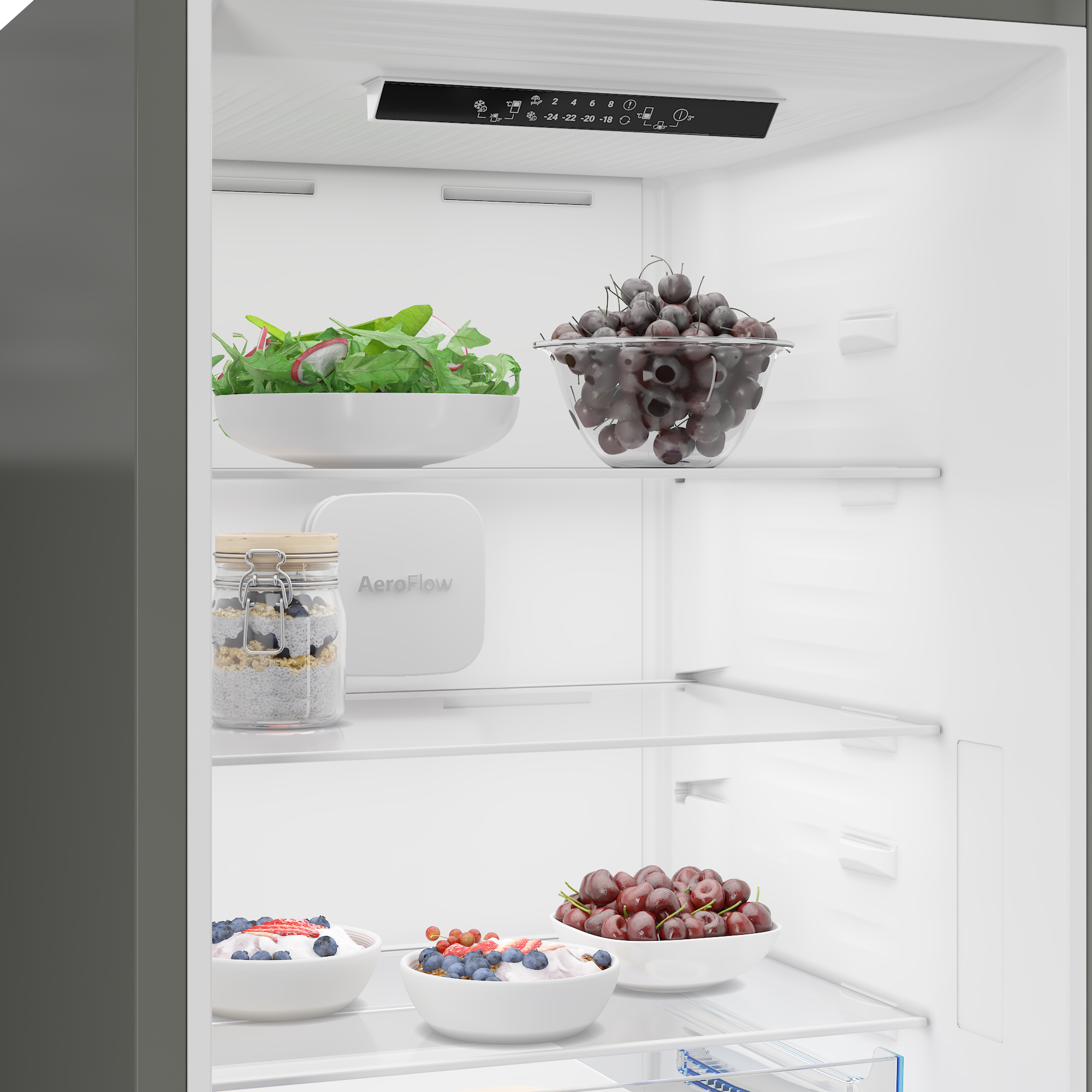 BEKO Kühl-/Gefrierkombination »B7RCNA377HXP« 186,5 cm hoch 59,5 cm breit Volle Kapazität – ohne Abtauen