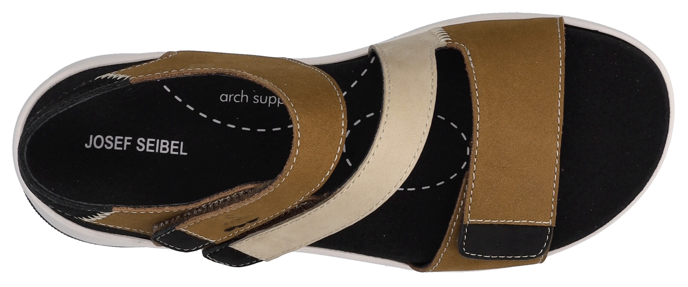 Josef Seibel Sandale »Estelle 06«, Komfortschuh, Sandalette, Klettschuh mit Fußbett