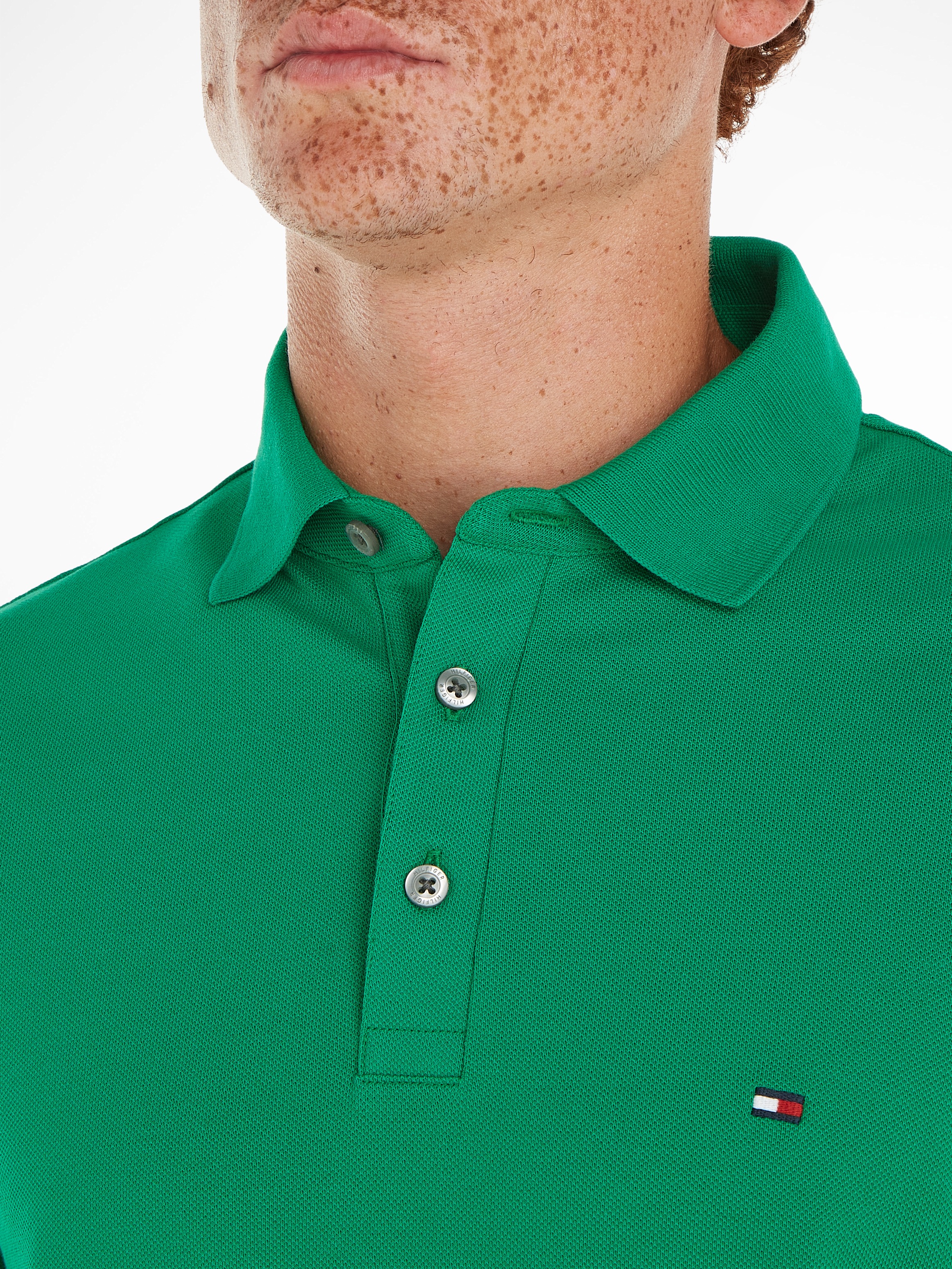 Tommy Hilfiger Poloshirt »1985 SLIM POLO«, aus leicht strukturiertem Piqué-Material