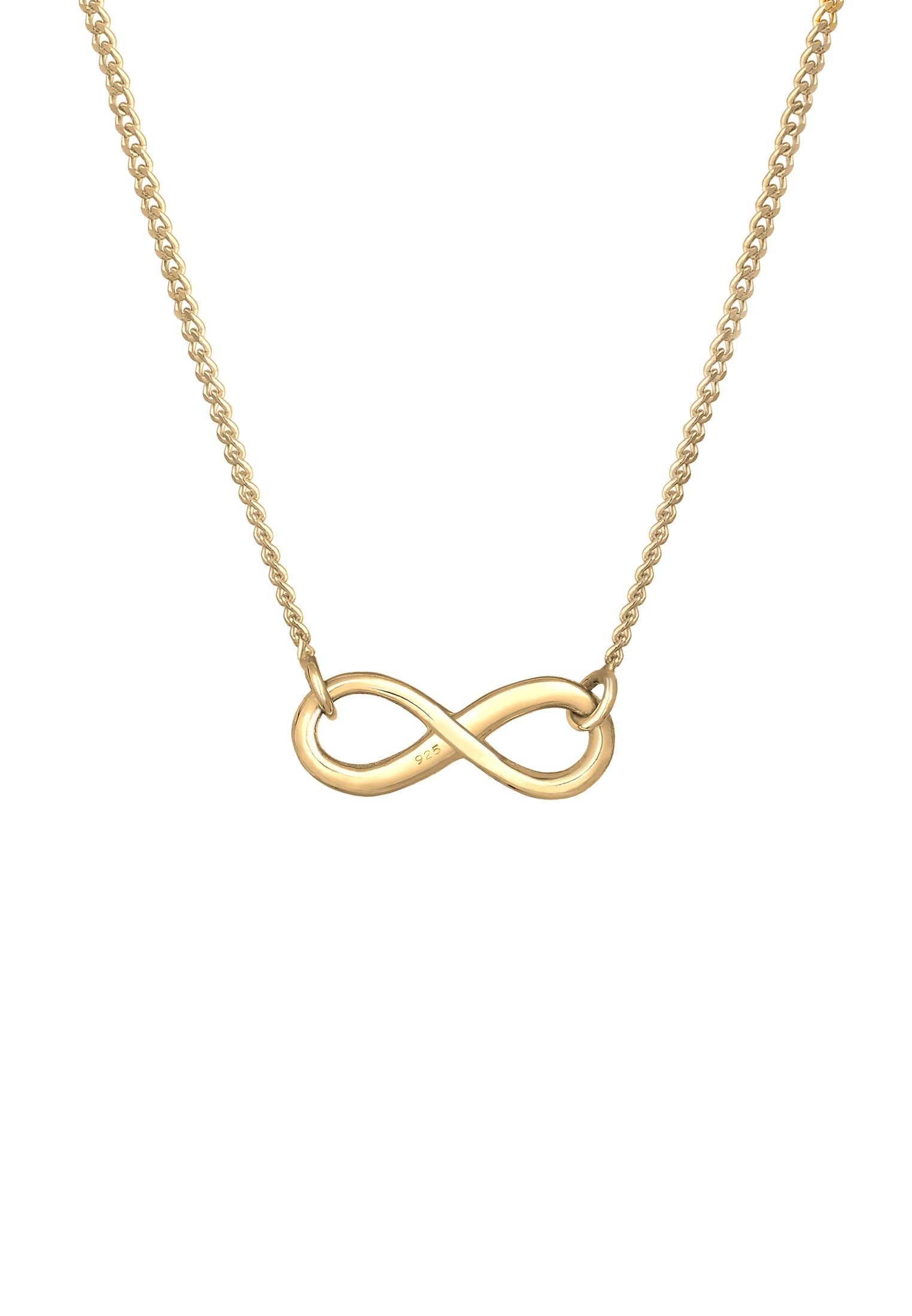 Elli Kette mit Anhänger »Halskette Kette Infinity Unendlichkeit Symbol 925 Silber«