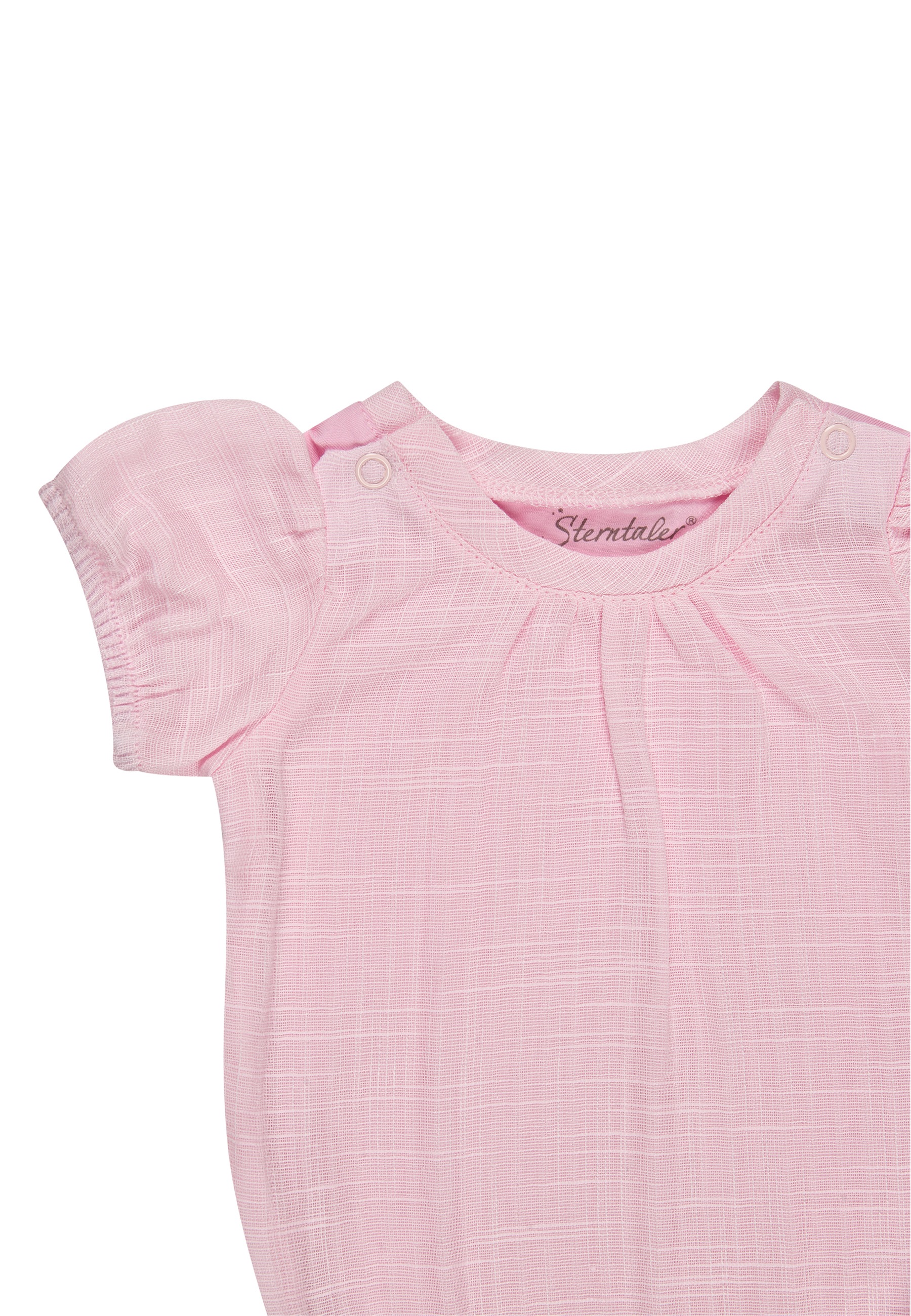 Sterntaler® Kurzarmbody »Kurzarm-Body Leinenoptik«