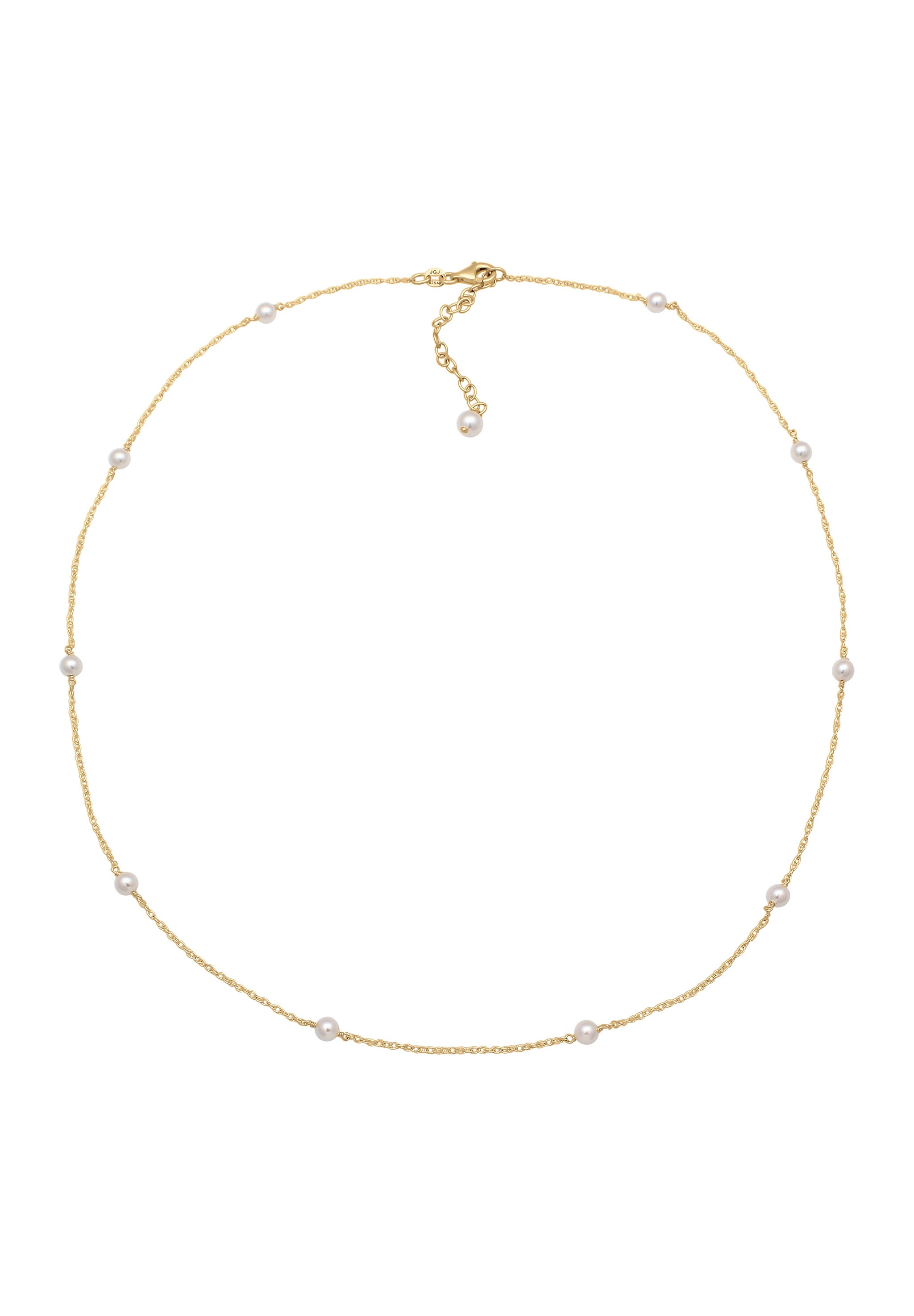Elli Silberkette »Halskette Mit Perlen von Swarovski® 925 Sterling Silber«