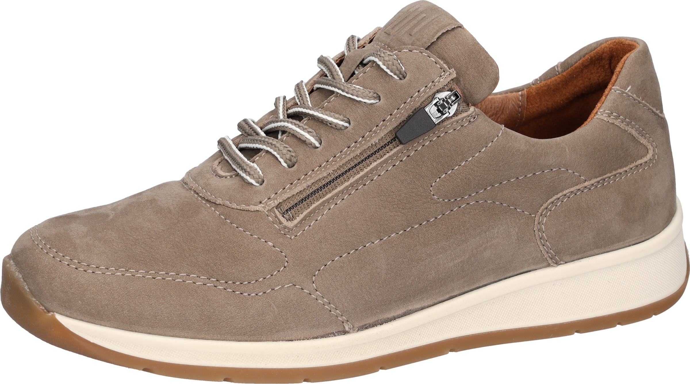 Waldläufer Sneaker »KILIAN«  Schnürschuh, Bequemschuh mit seitlichem Reißverschluss, K-Weite