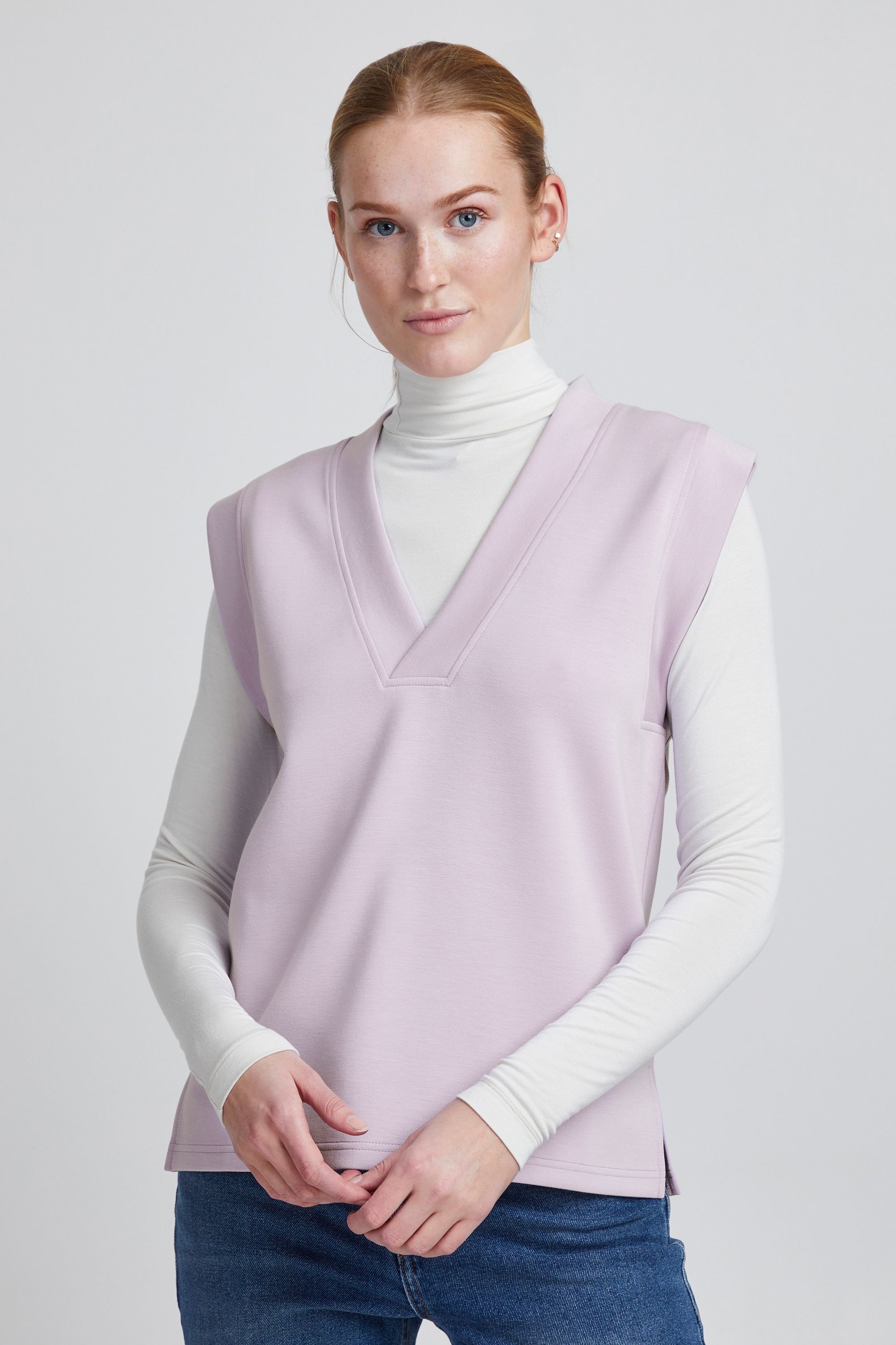 b.young Strickjacke »Strick-V-Pullover BYPusti«