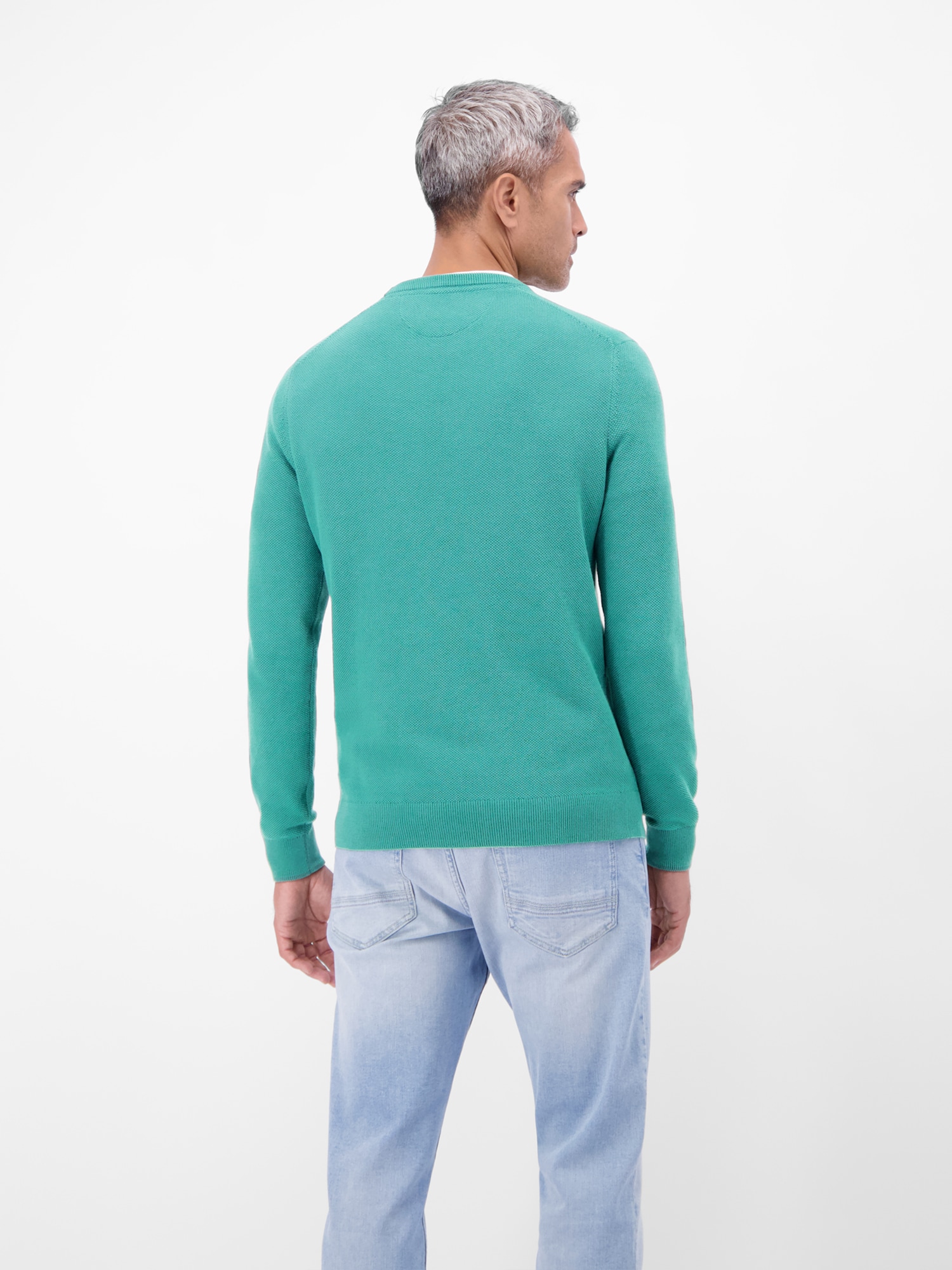 LERROS Sweatshirt »Sweatshirt in dynamischer 2-Tone-Optik«
