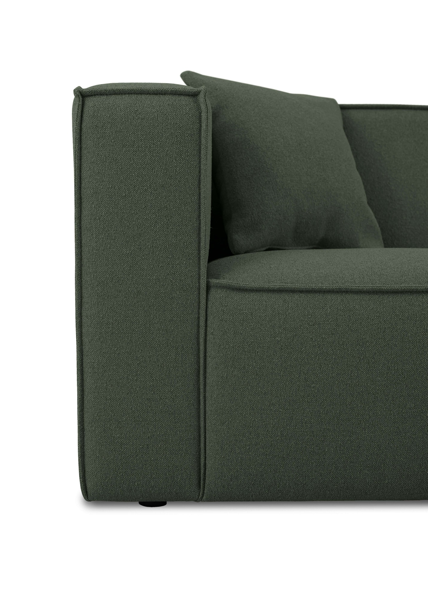OTTO home 3-Sitzer »Tammie«, Breite 222 cm, Webstoff fein, bodentief, mit Wellenunterfederung