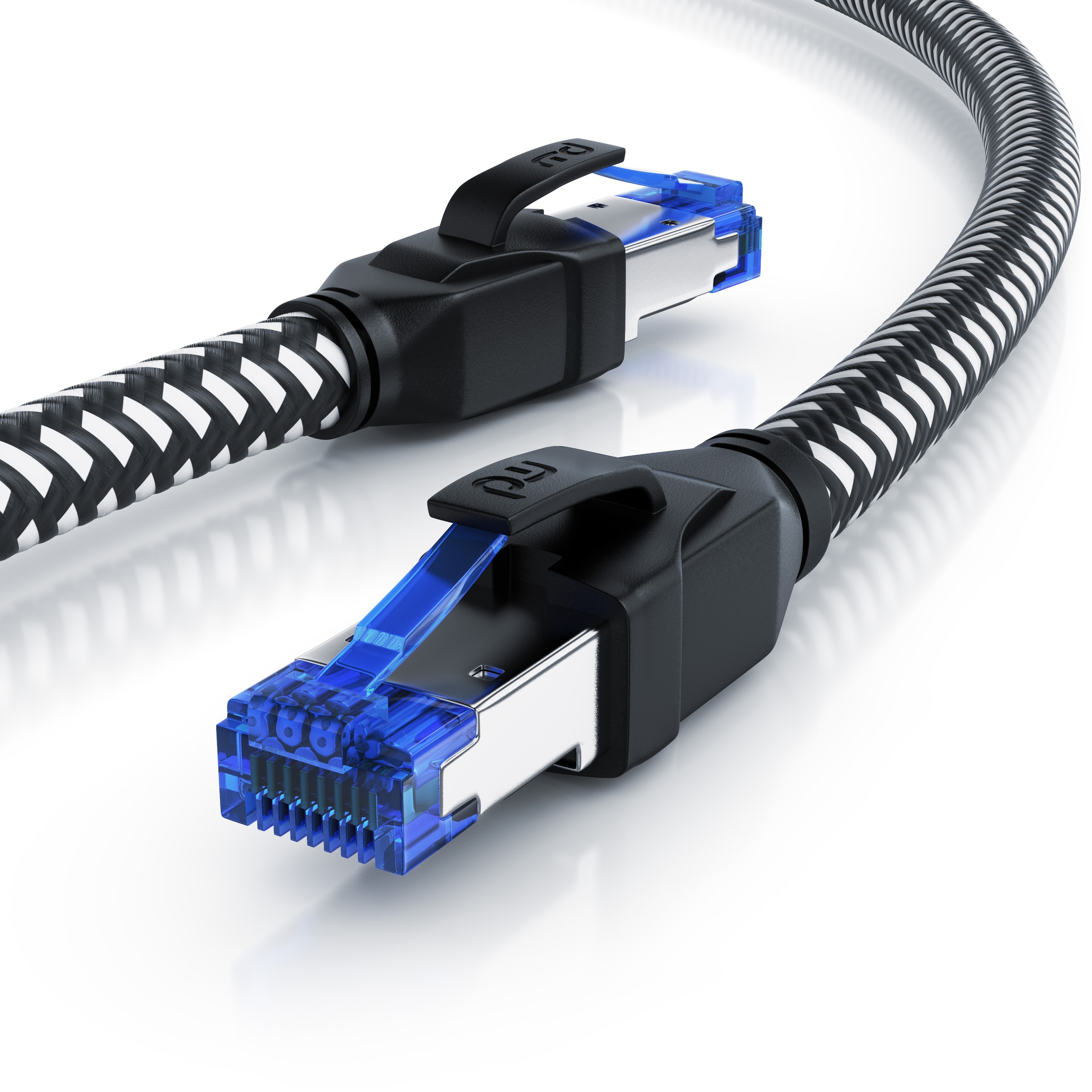 Primewire Netzwerkkabel »CAT 8 Patchkabel Ethernet LAN Kabel«, 300 cm, 40 Gbit/s mit Stoffummantelung
