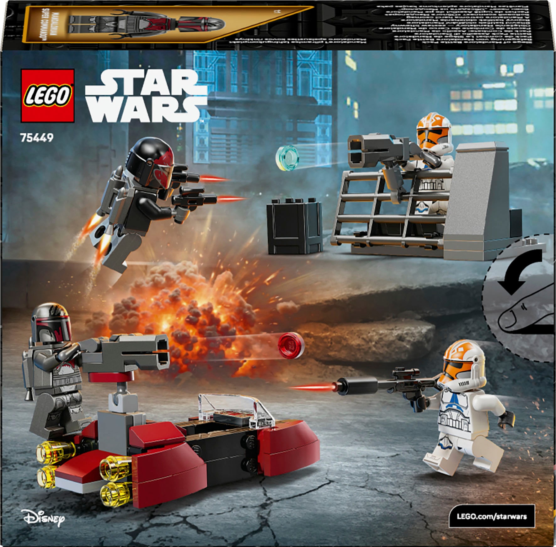 LEGO® Konstruktionsspielsteine »Belagerung von Mandalore Battle Pack (75449), LEGO Star Wars« Made in Europe