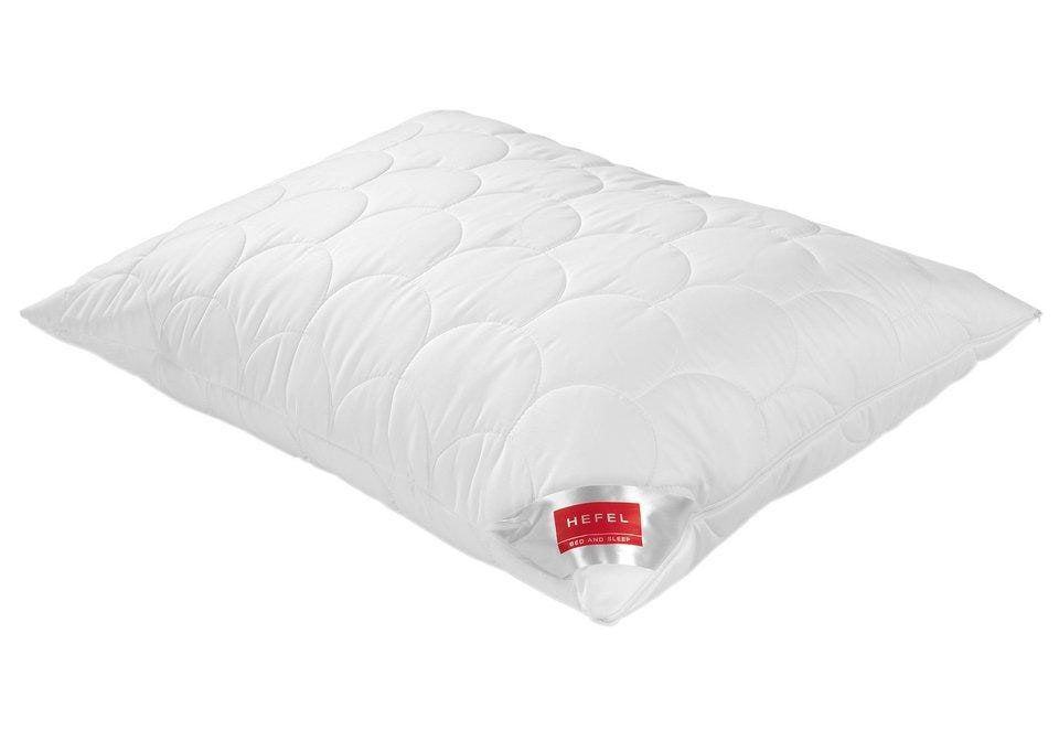 Hefel Kopfkissen »Edition 101« Füllung: gesteppte Hülle: 100% TENCEL Lyocell. Füllung Kern: 100% PES-Softbausch-Faserbällchen in Baumwollhülle mit...