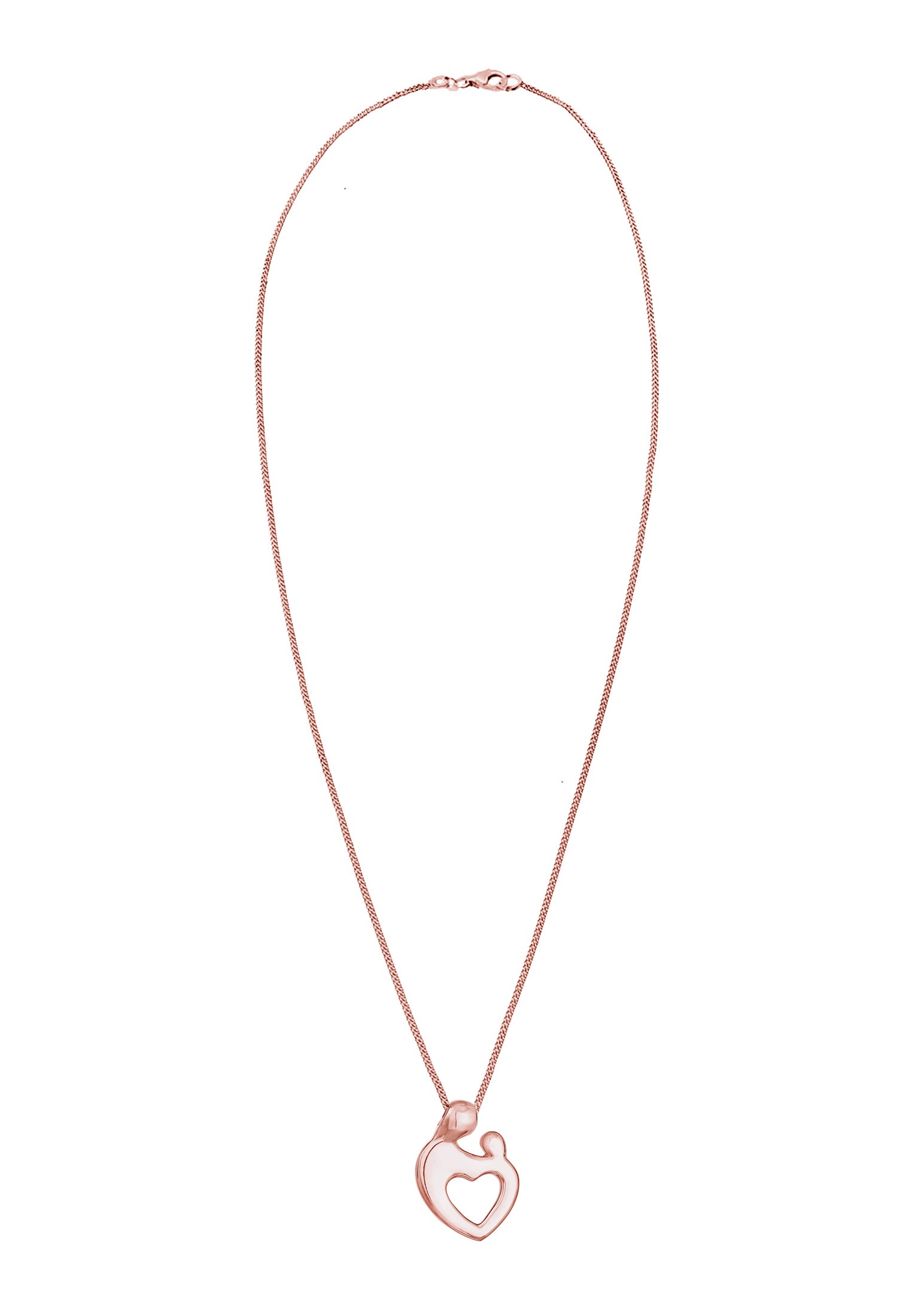 Elli Kette mit Anhänger »Halskette Mutter & Kind Herz 925 Silber«