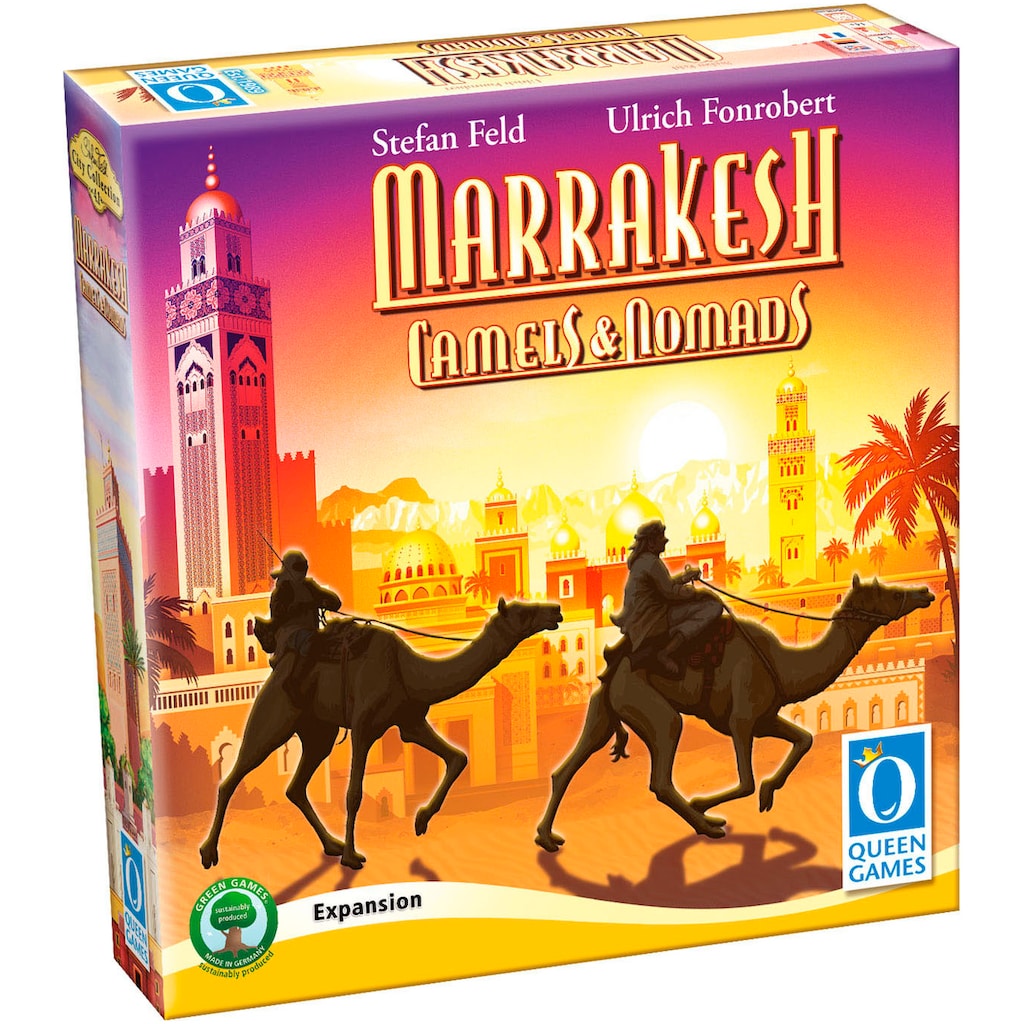 Queen Games Spiel »Marrakesh Camels & Nomads Erweiterung«, Made in Europe