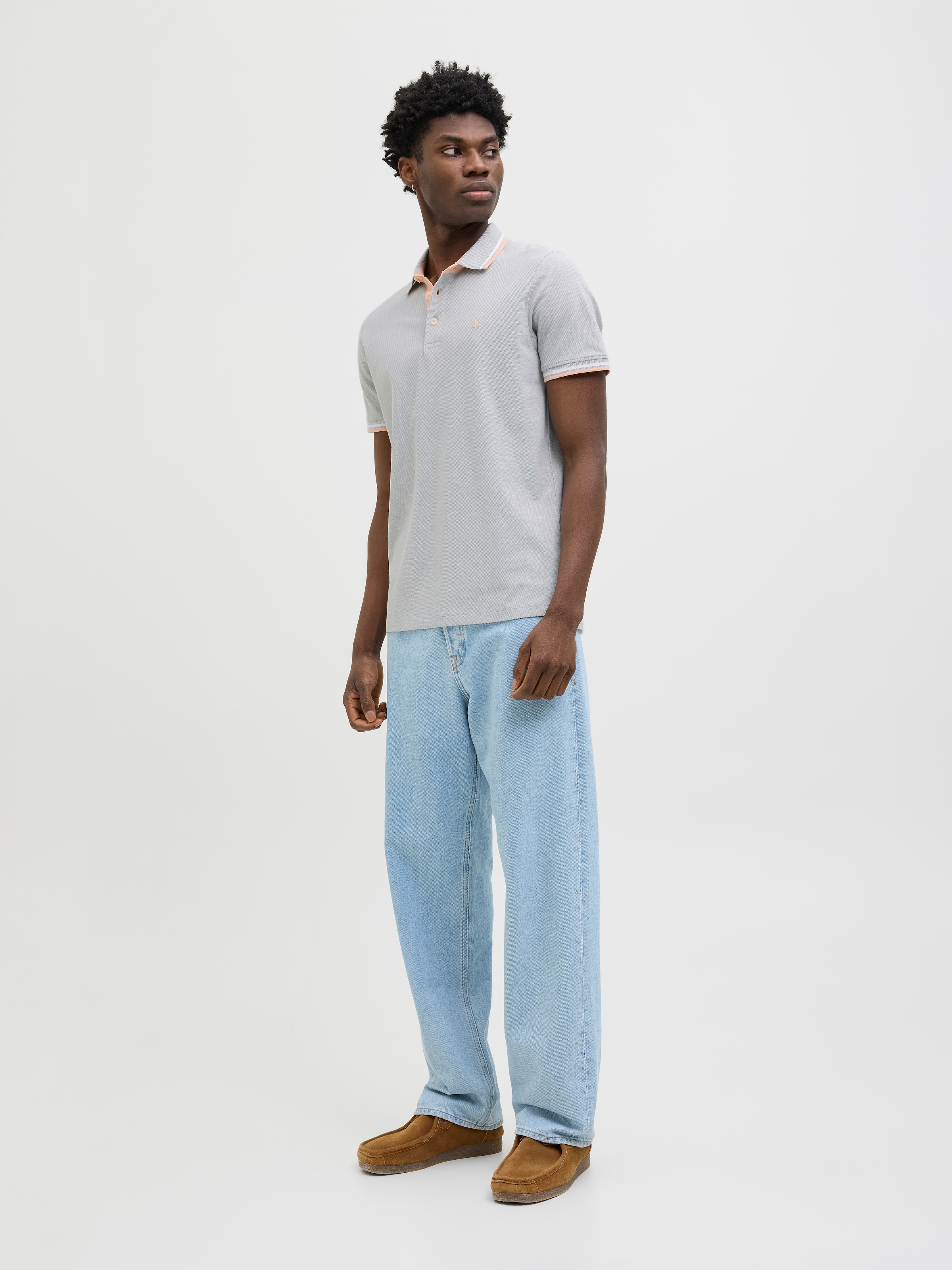 Jack & Jones Poloshirt »JJEPAULOS POLO SS NOOS«, mit Logo Stickerei
