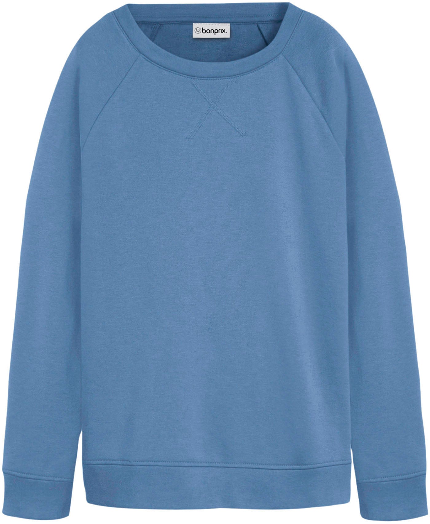 bonprix Sweatshirt »Sweatshirt«, klassischer Rundhalsausschnitt, bequeme Passform, ohne Verschluss
