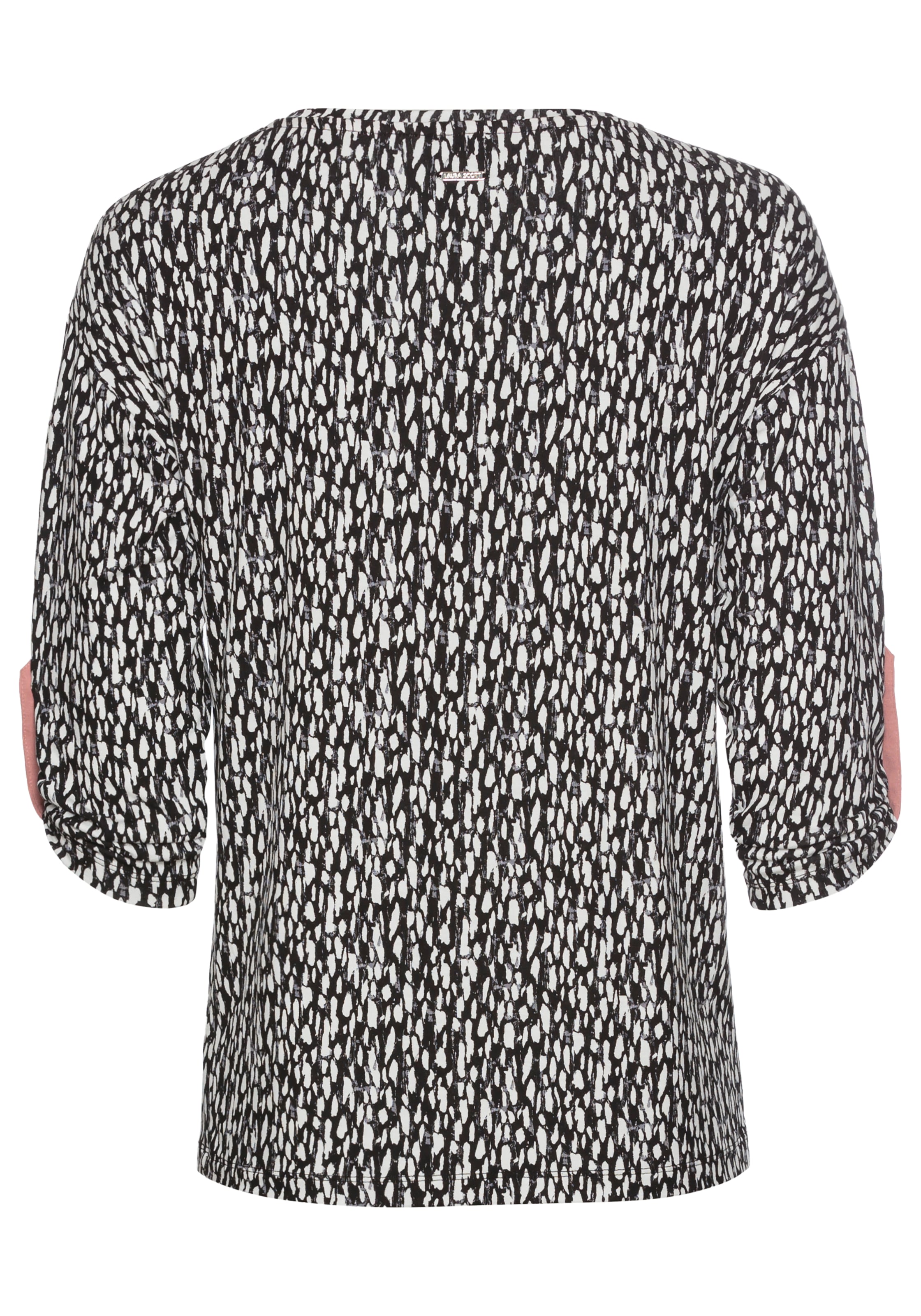 Laura Scott 3/4-Arm-Shirt, mit Allover-Print