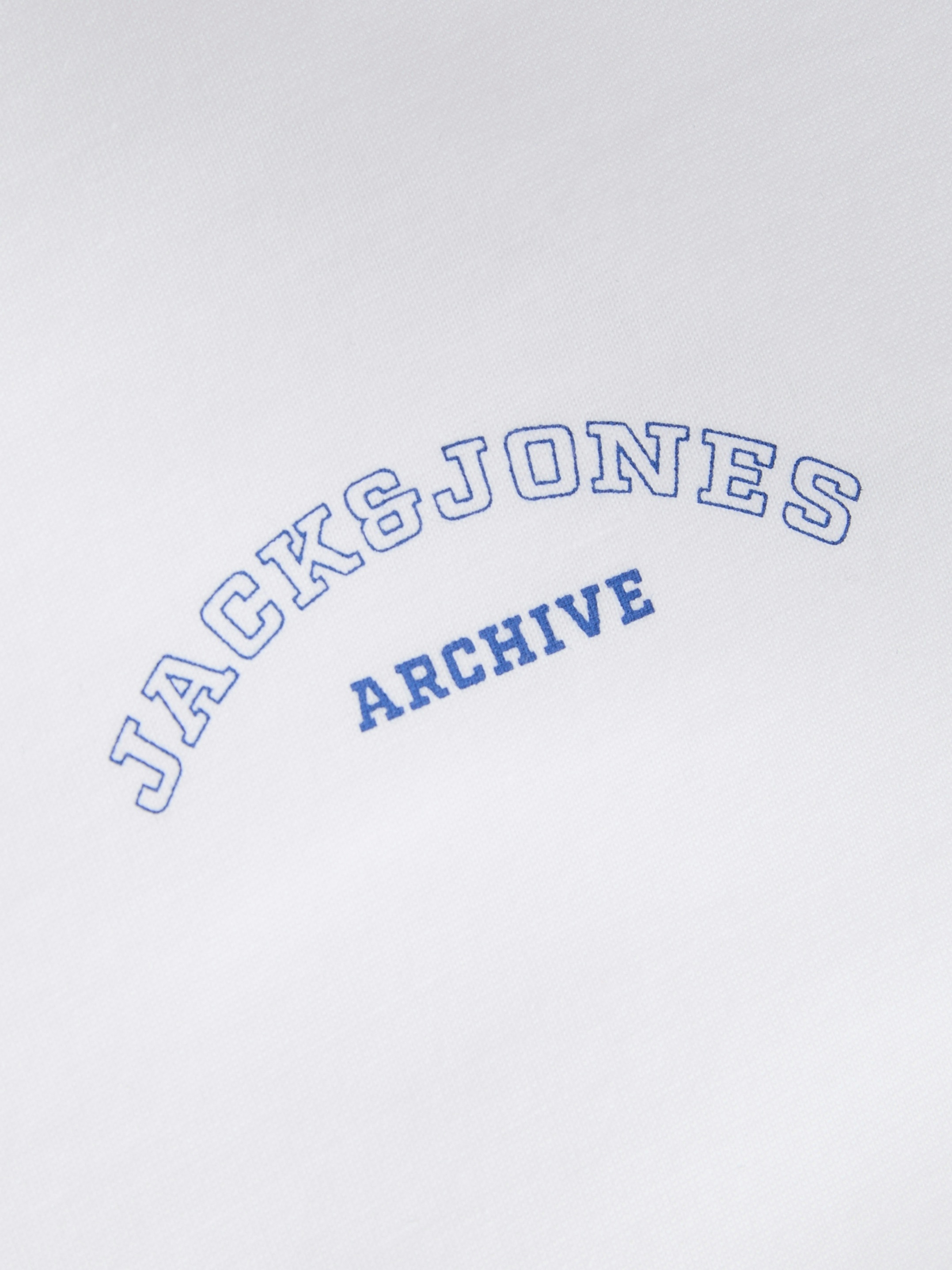 Jack & Jones Rundhalsshirt »JJCOLLEGE LOGO TEE SS CREW NECK«