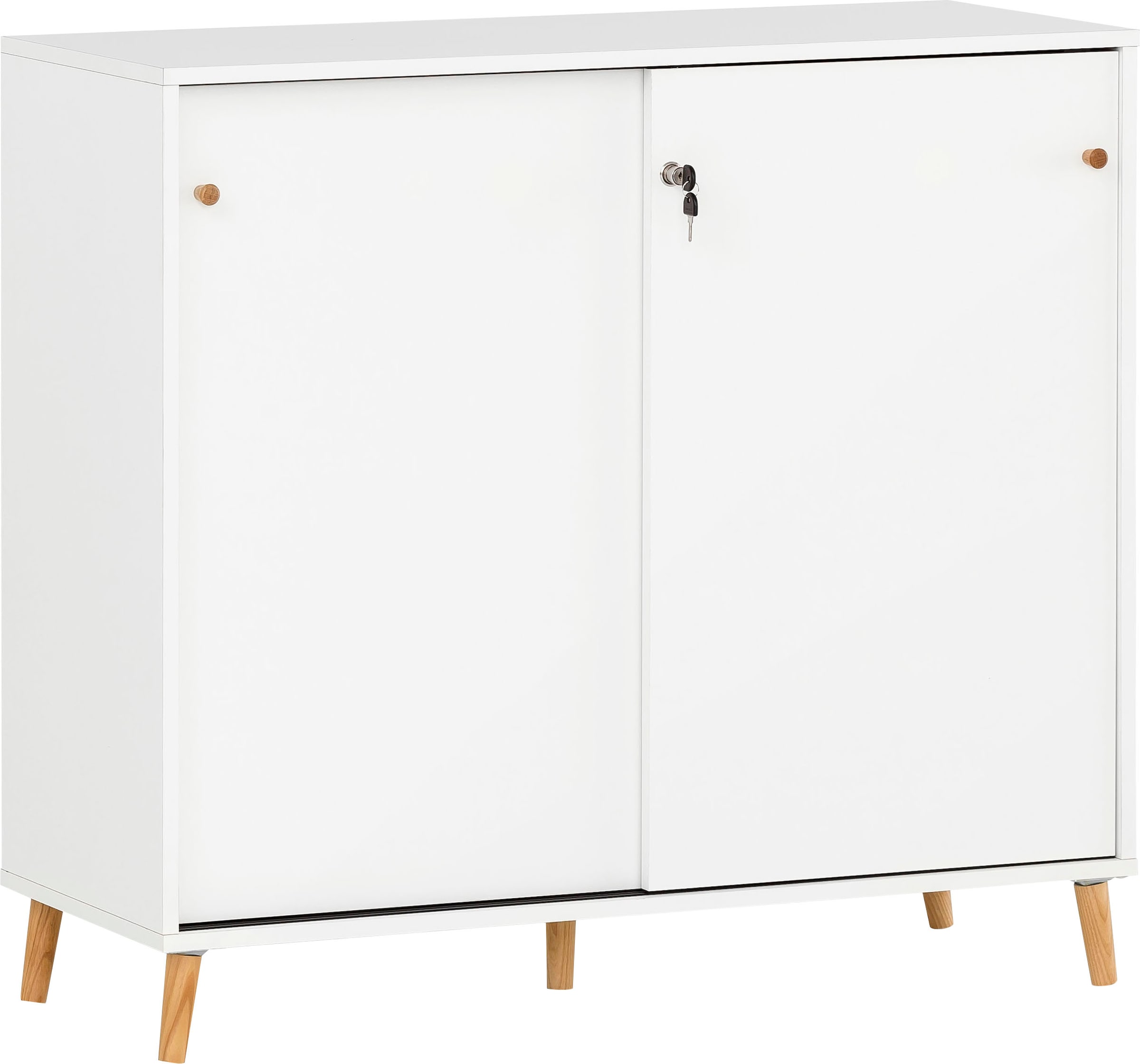 Schildmeyer Büromöbel-Set »Serie 500«, bestehend aus 1 Regal, 1 Schrank, 1 Regalkreuz