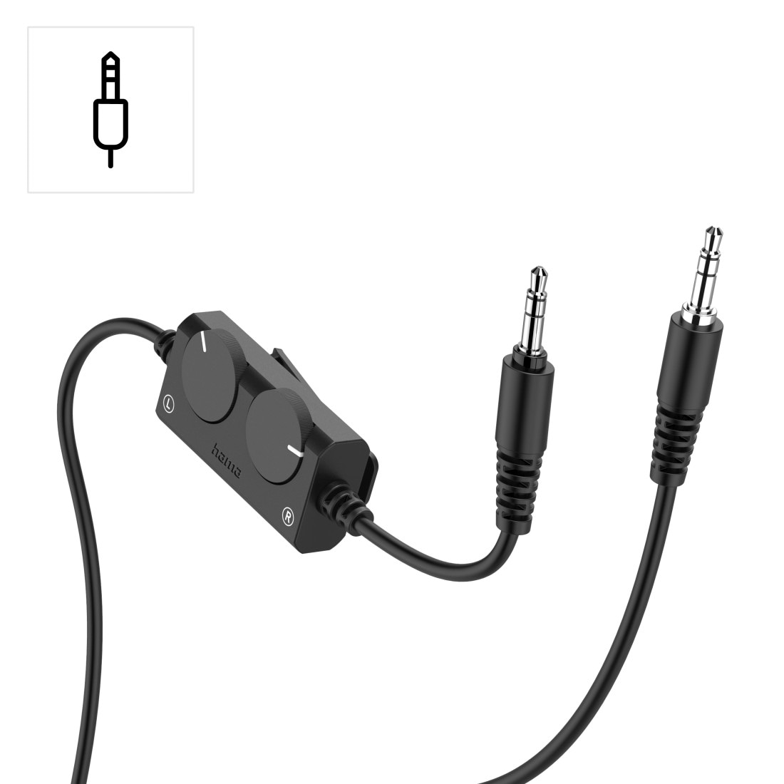 Hama HiFi-Kopfhörer »TV-Kopfhörer (6 m langes Kabel, getrennte Lautstärke links u. rechts)« nicht vorhanden Freisprechfunktion