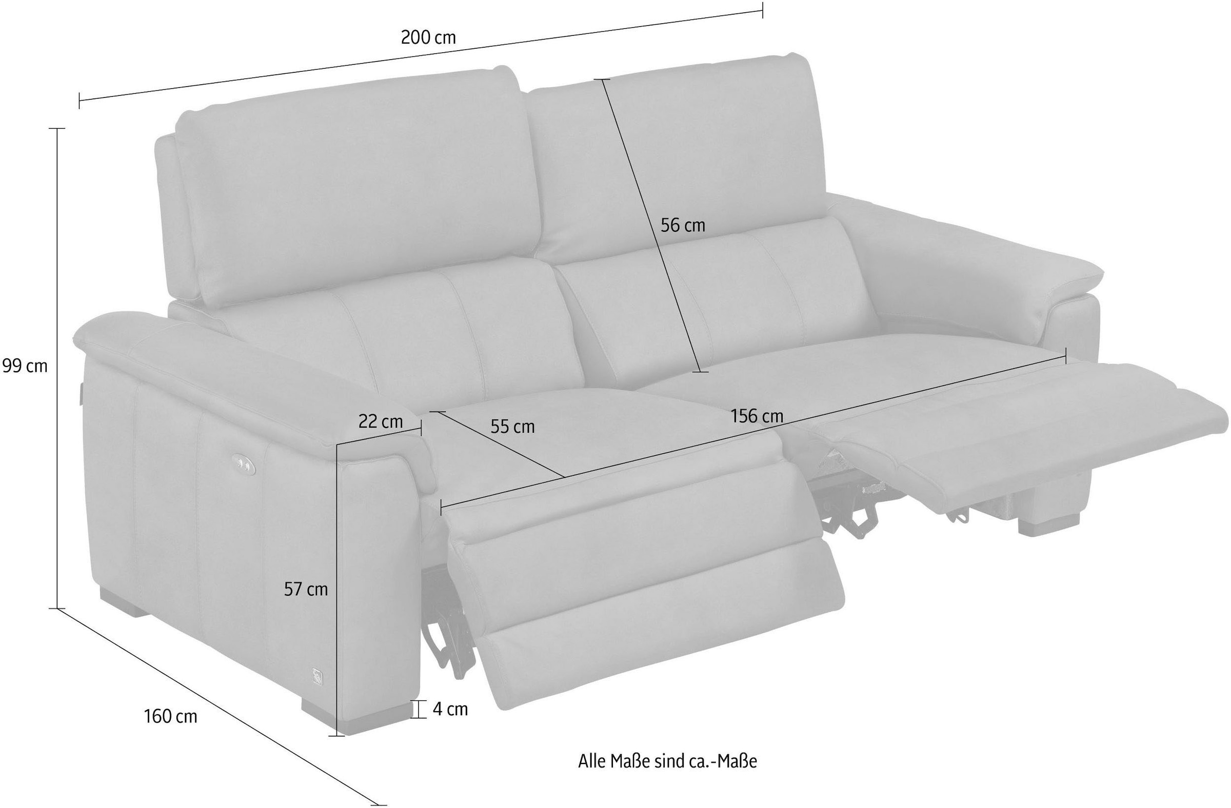 Egoitaliano Polstergarnitur »Capucine« bestehend aus einem 2-Sitzer und einem 2,5-Sitzer