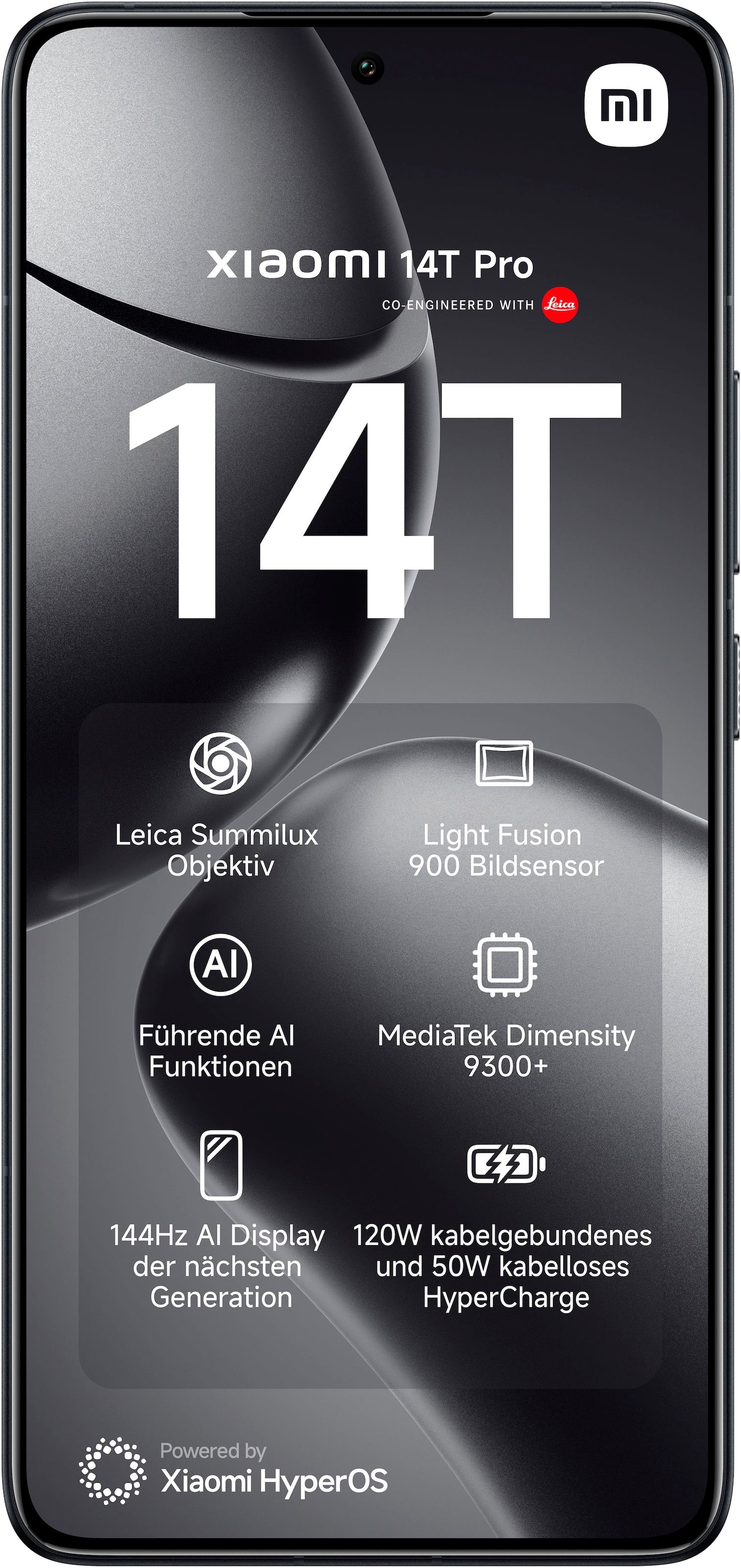 Xiaomi Smartphone »Xiaomi 14T Pro 512GB«, Titan Black