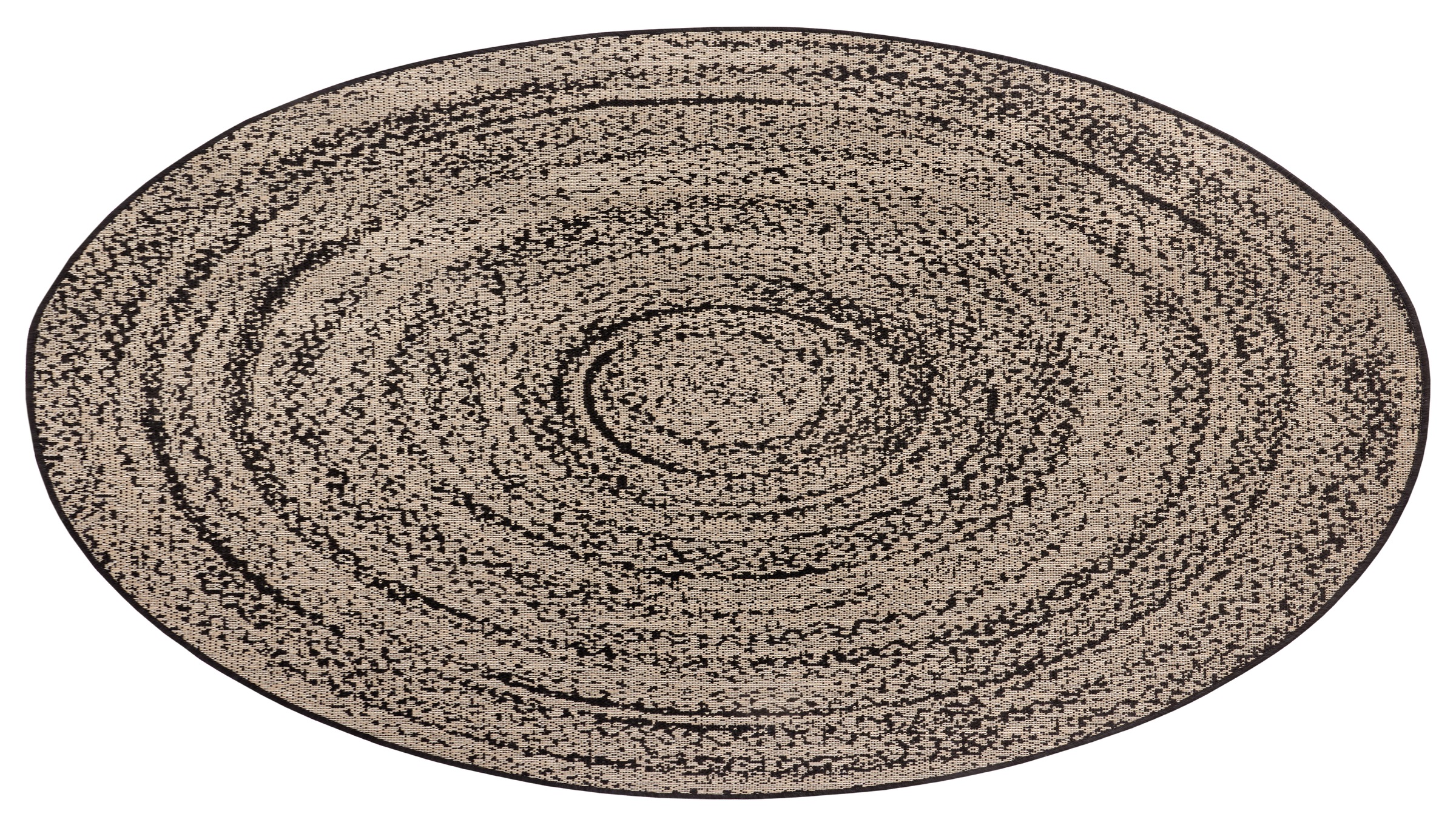 HANSE Home Teppich »Swirl«, rund, 3 mm Höhe, In und Outdoor, Flachgewebe, wetterfest, pflegeleicht, robust