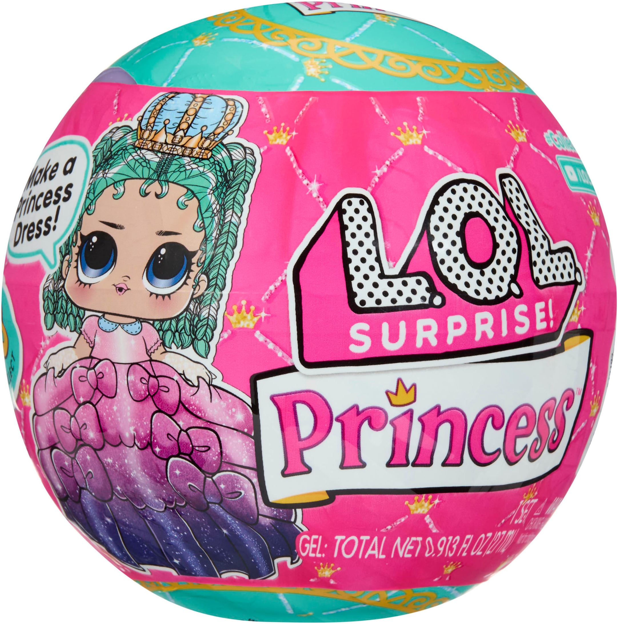 L.O.L. SURPRISE! Anziehpuppe »L.O.L. Surprise Princess Tots«, mit magischem Farbwechsel; sortierte Lieferung