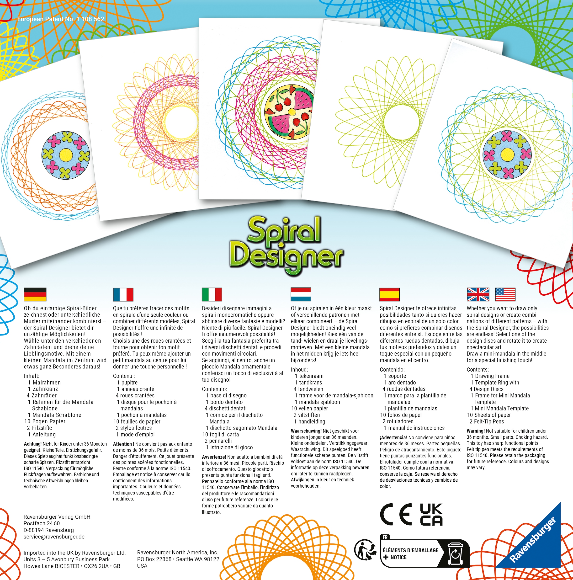 Ravensburger Malvorlage »Spiral Designer Midi« Made in Europe