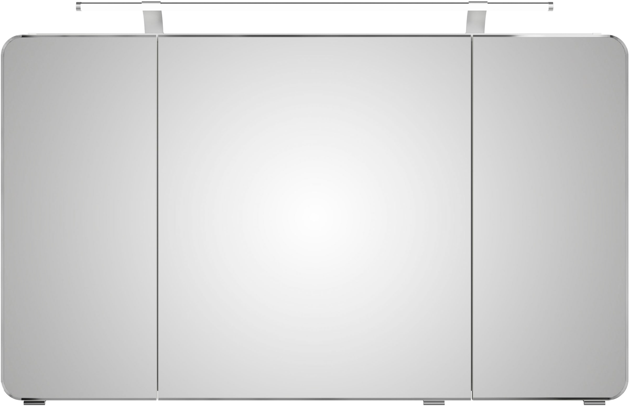 Saphir Badmöbel-Set »Serie 4005, vormontiert, Glaswaschbecken, Spiegelschrank«, (Set, 6 St.), Badezimmer-Set mit Unterschrank, Hängeschrank, Midischrank, Türdämpfer