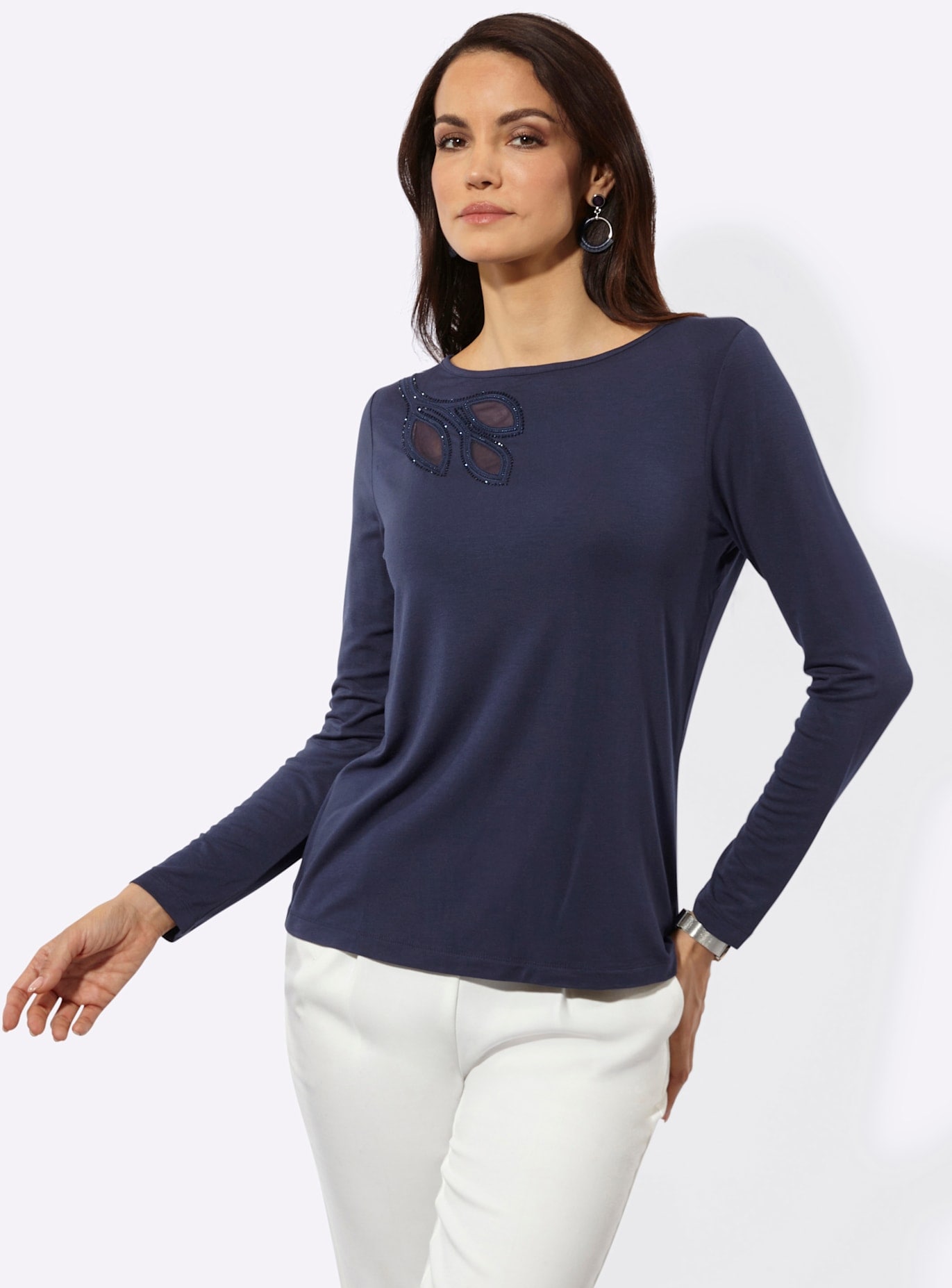   Langarmshirt »Modal-Shirt« 1