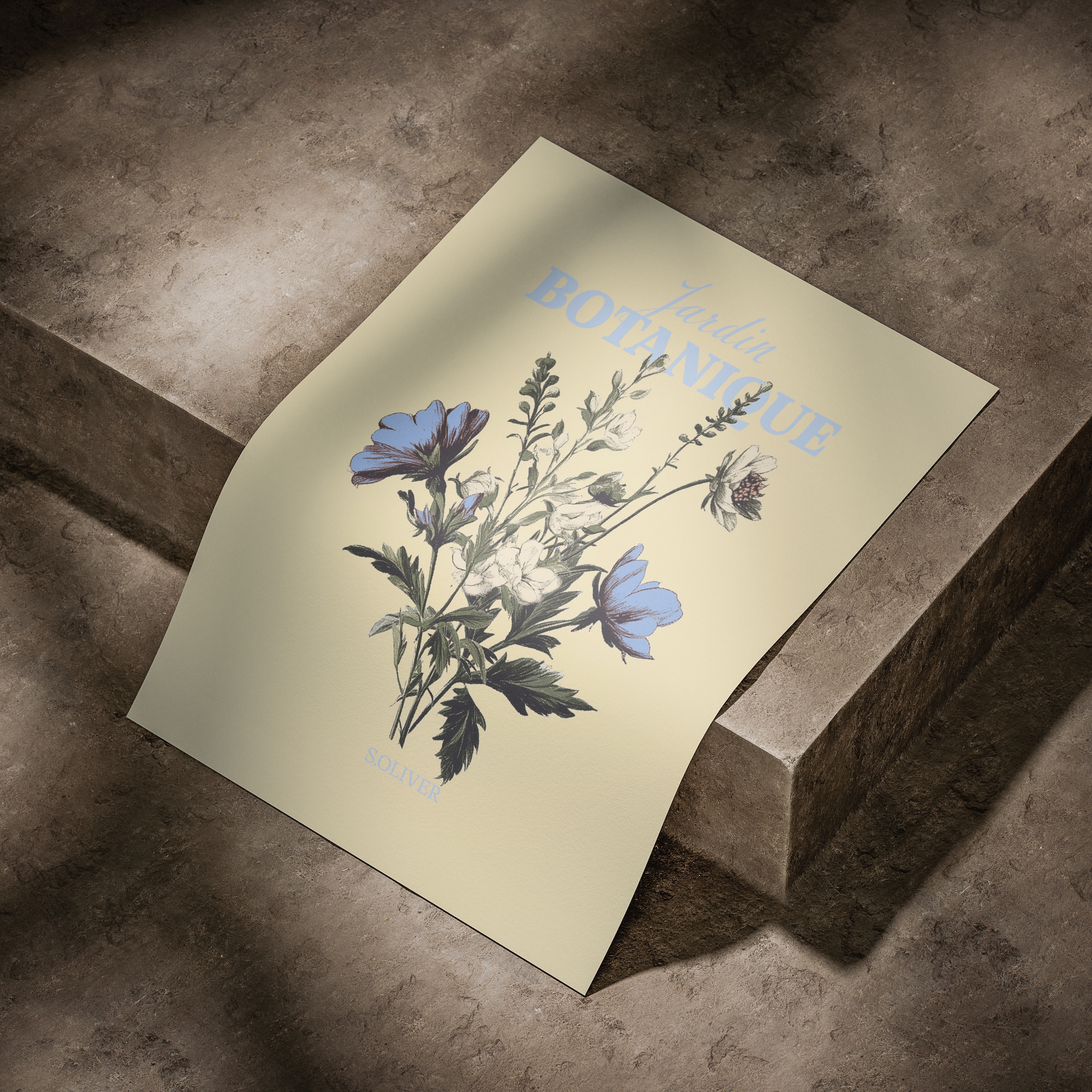 s.Oliver Poster »Ein Blumenstrauß, Blumenbucket in gelb« Kunst | Schriftzug | Schriftzüge | Sprüche 1 Stk. tlg. Kunstdruck als Poster oder gerahmtes Bild