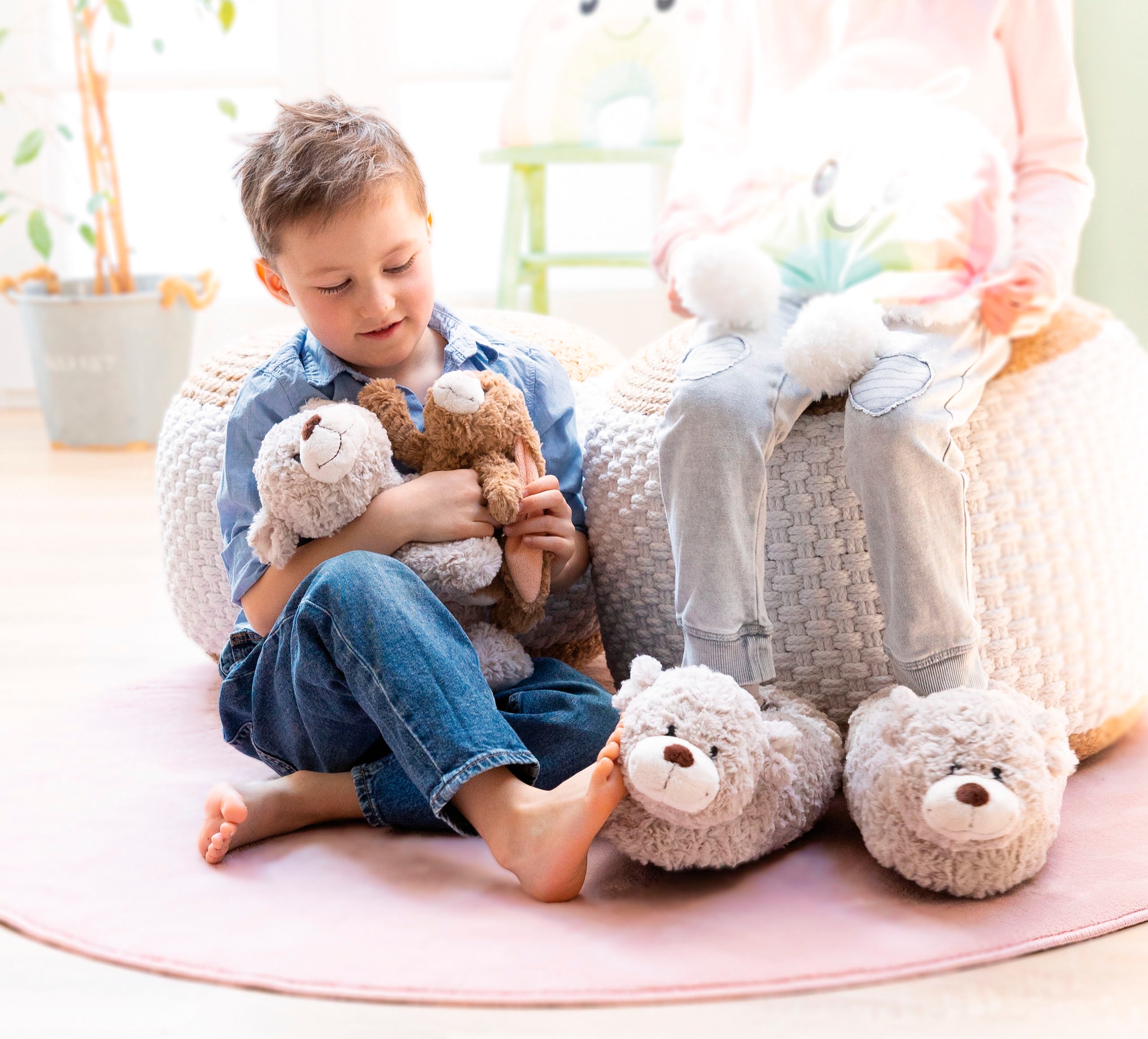 Nici Kuscheltier »Hase Lopino, 30 cm liegend«, liegend; enthält recyceltes Material