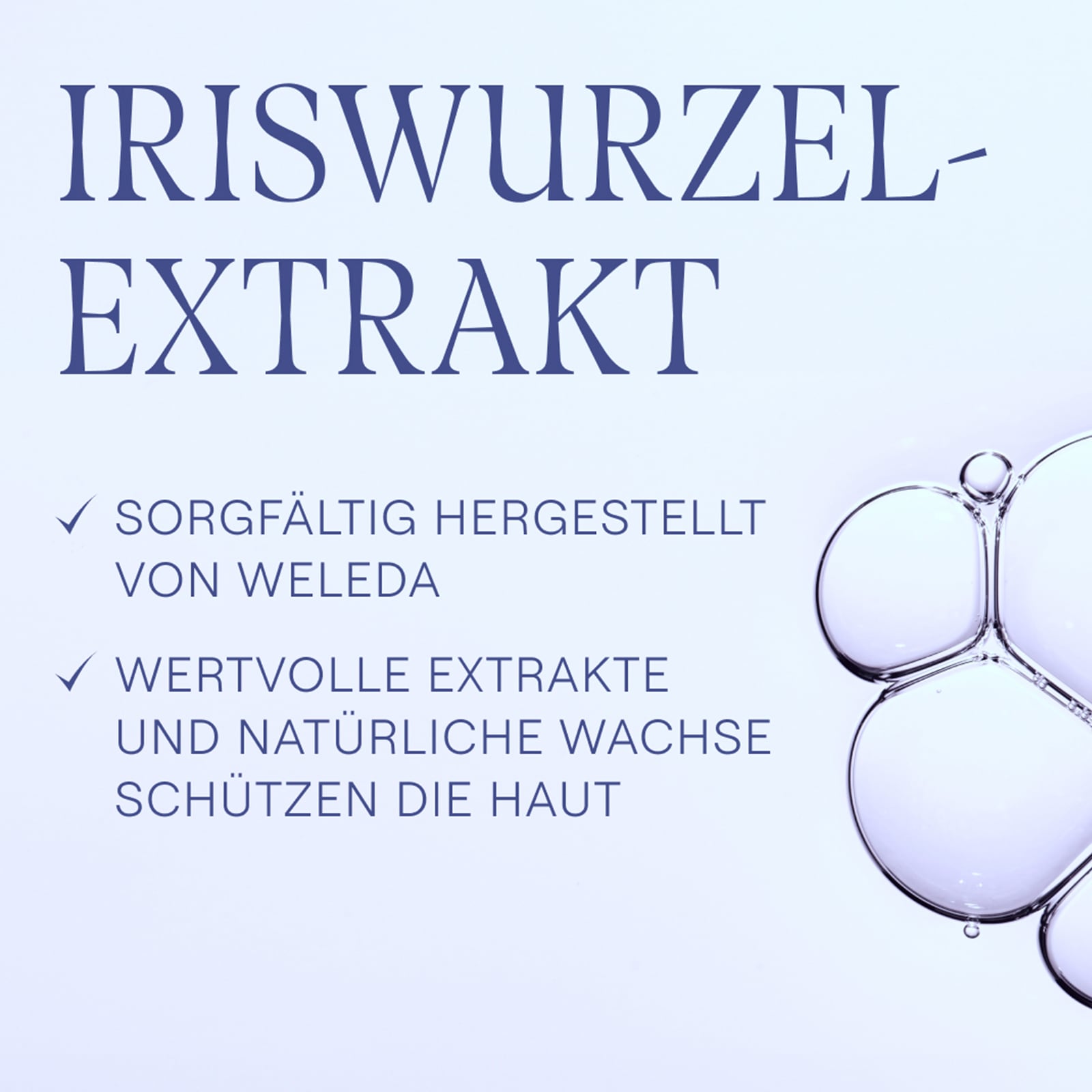 WELEDA Feuchtigkeitscreme »Weleda Iris Feuchtigkeitscreme« feuchtigkeitsspendend, entspannend, für normale bis Mischhaut