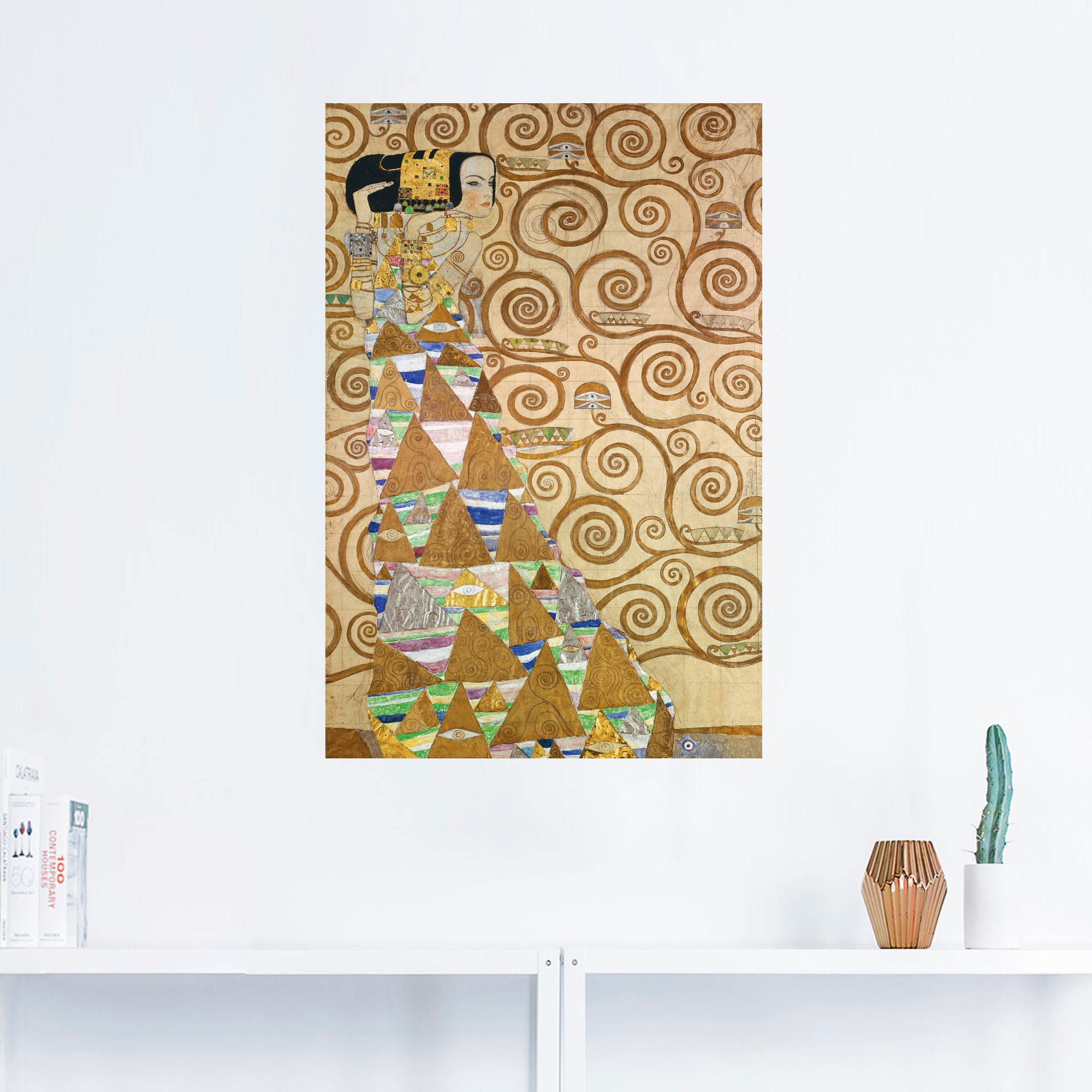 Artland Wandbild oder »Die als Vorlage Leinwandbild, Poster Frau, Wandaufkleber Online in Shop (1 im OTTO Erwartung Größen bestellen zum Alubild, versch. St.), Stocletfries«