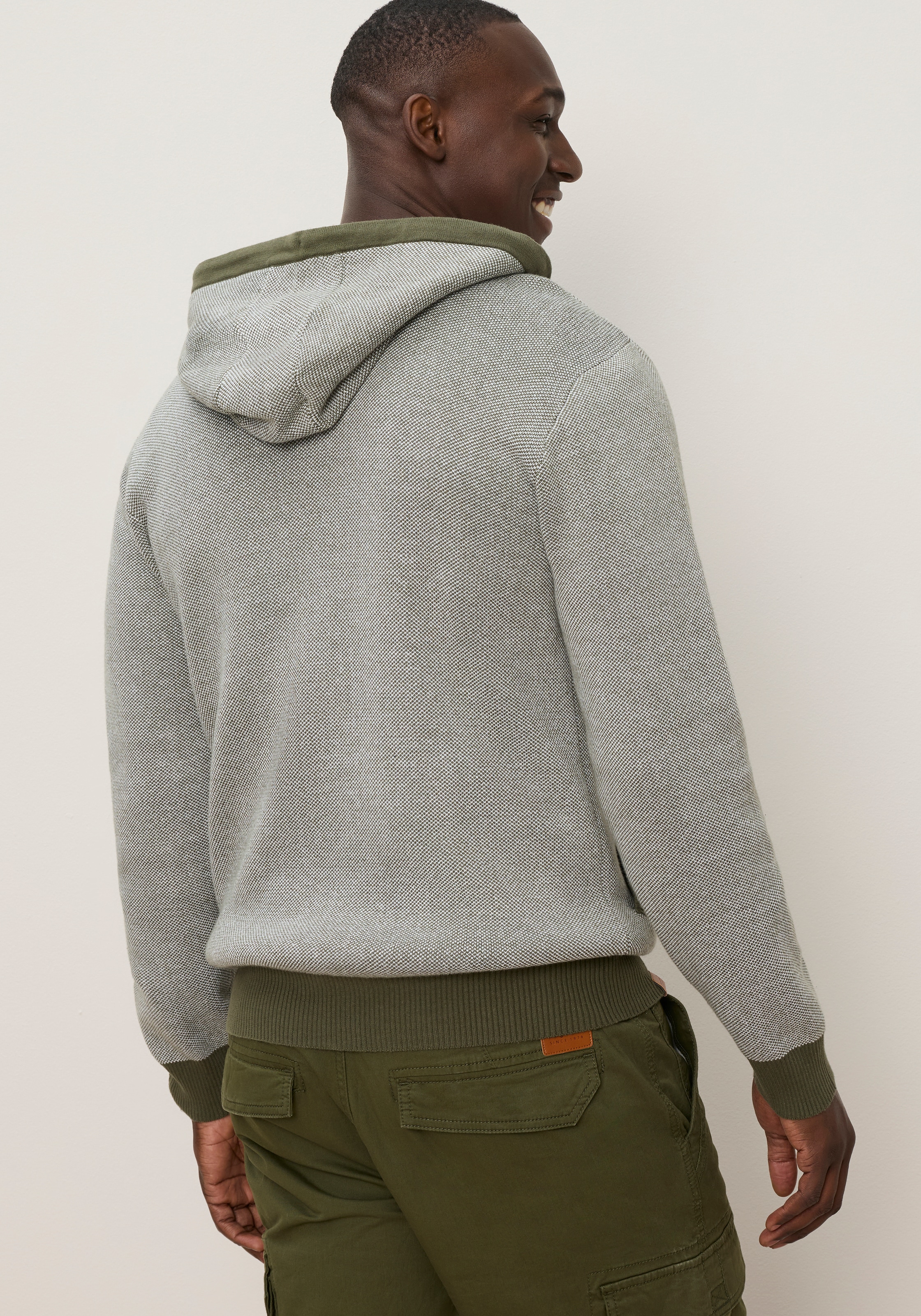 KangaROOS Kapuzenstrickjacke mit Reißverschluss, Langarm