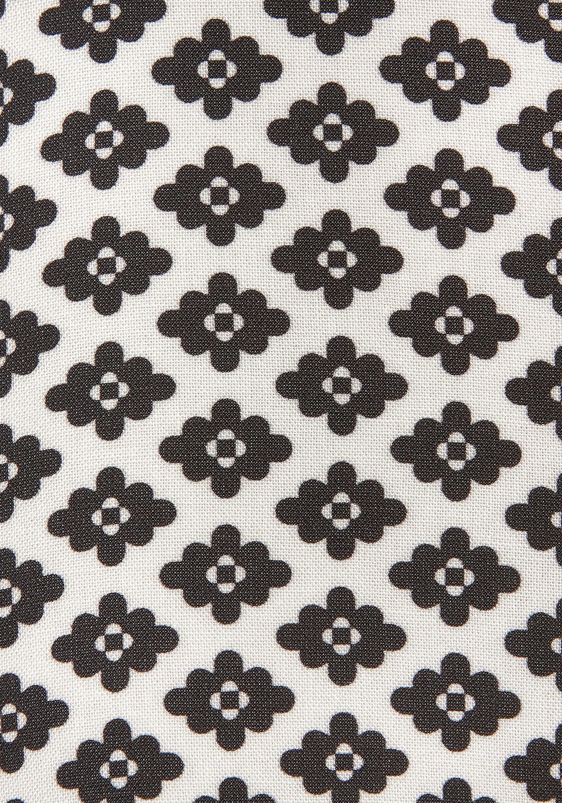 LASCANA Pyjamaoberteil, Mit edlem Allover-Druck