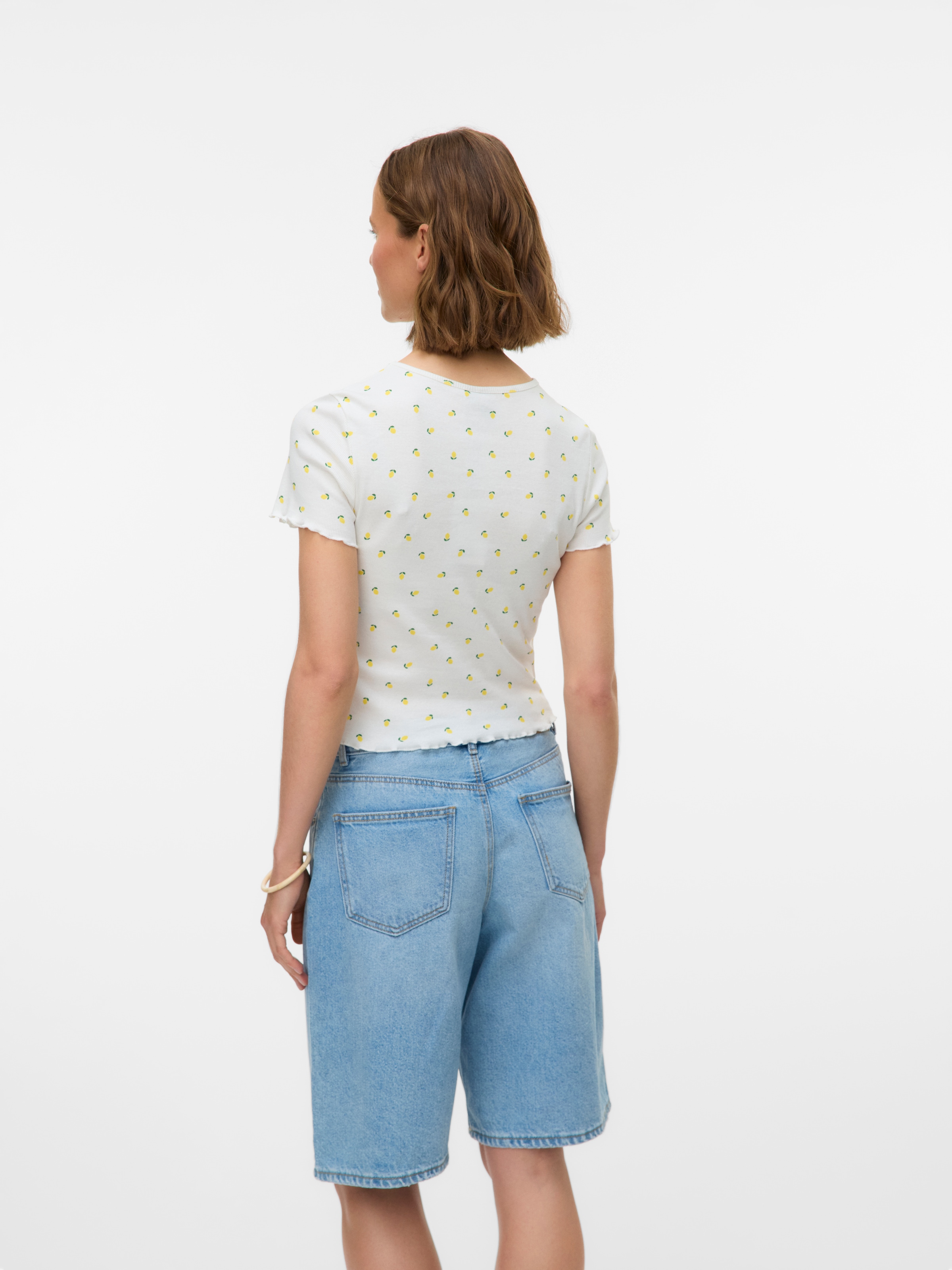 Vero Moda Kurzarmshirt »VMHARRY SS O-NECK TOP JRS NOOS«