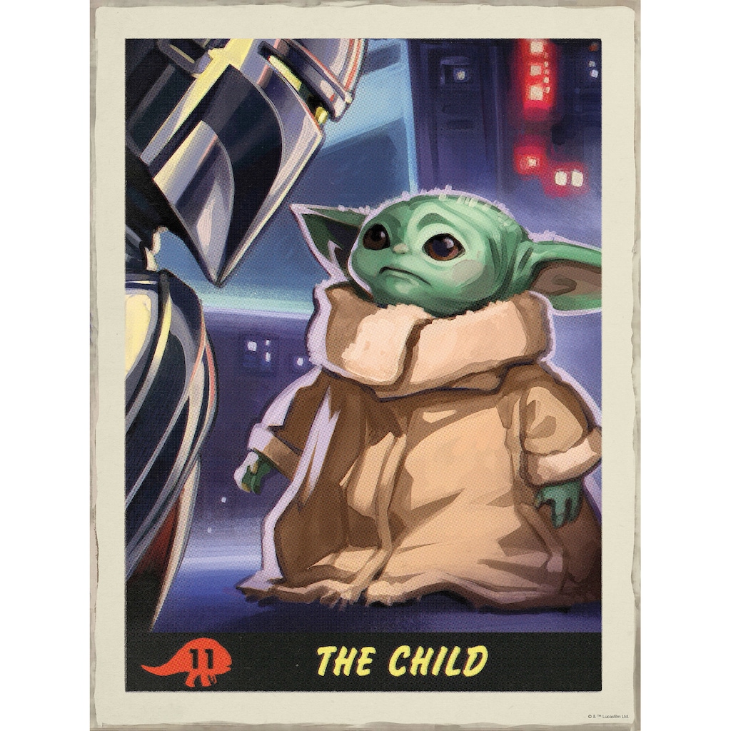 Komar Wandbild »Mandalorian The Child Trading Card«, Disney-Star Wars, (1 St.)