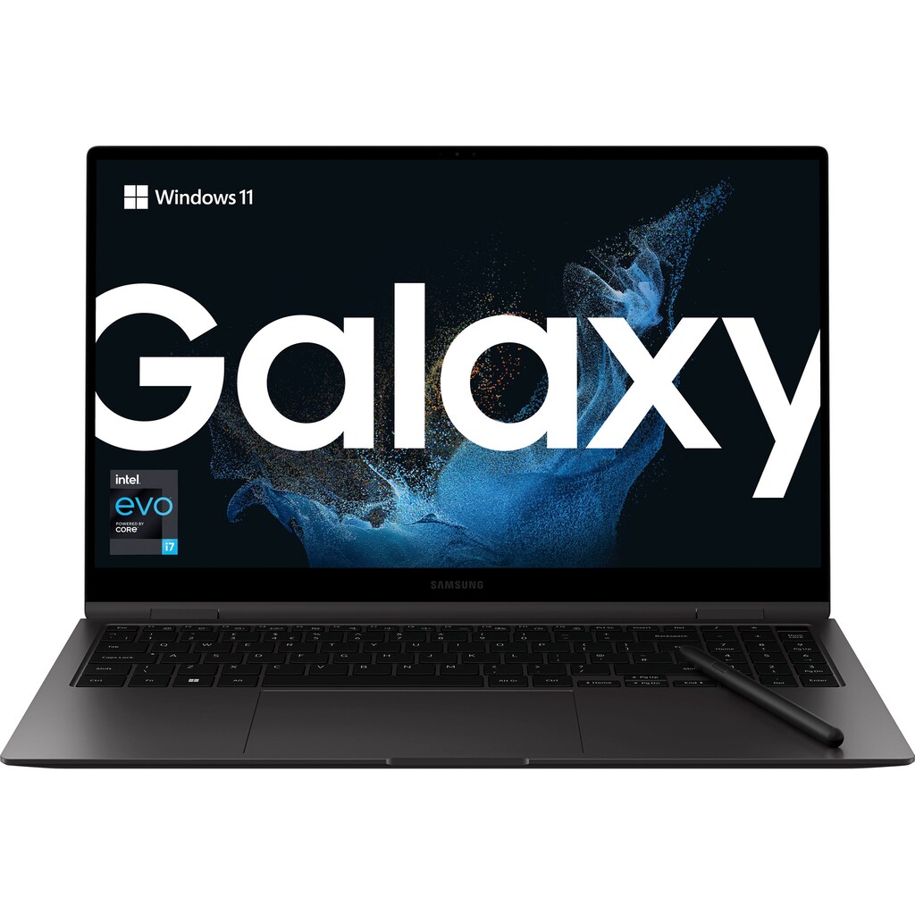 Samsung Convertible Notebook »Galaxy Book2 Pro 360«, 39,62 cm, / 15,6 Zoll, Intel, Core i7, Iris© Xe Graphics, 512 GB SSD