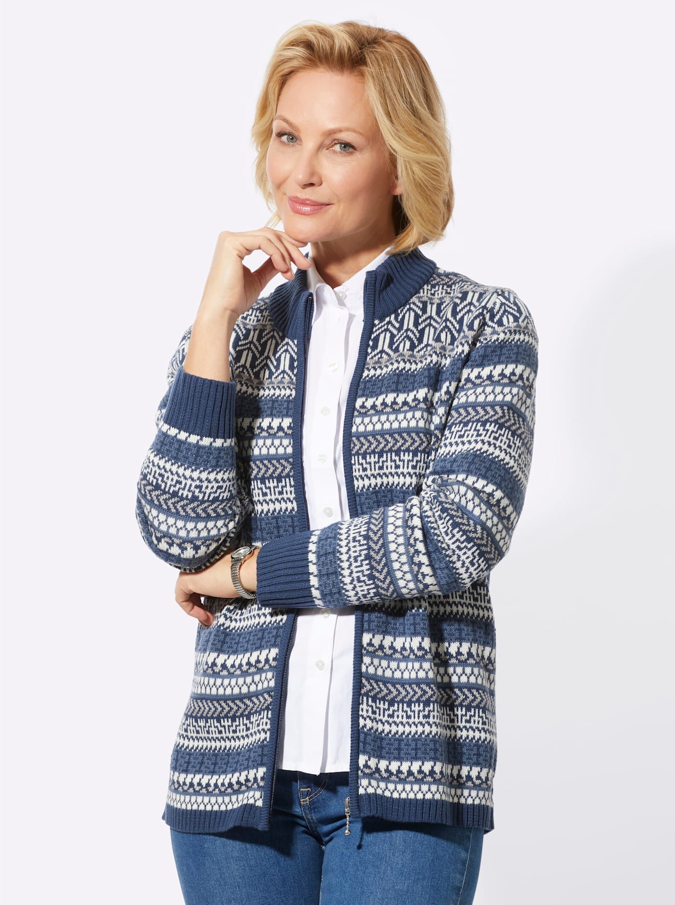 Classic Basics Strickjacke