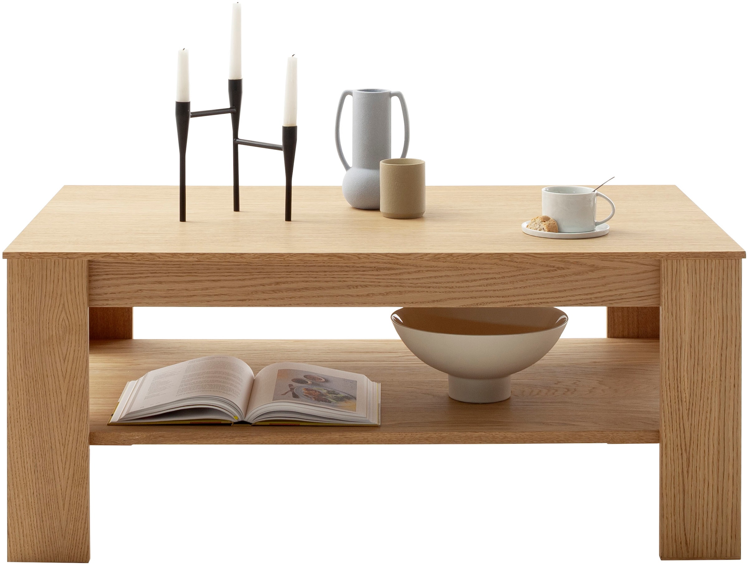 MCA living Couchtisch »Araya Couchtisch«, (1 St.), FSC-Mix, Couchtisch mit Ablage