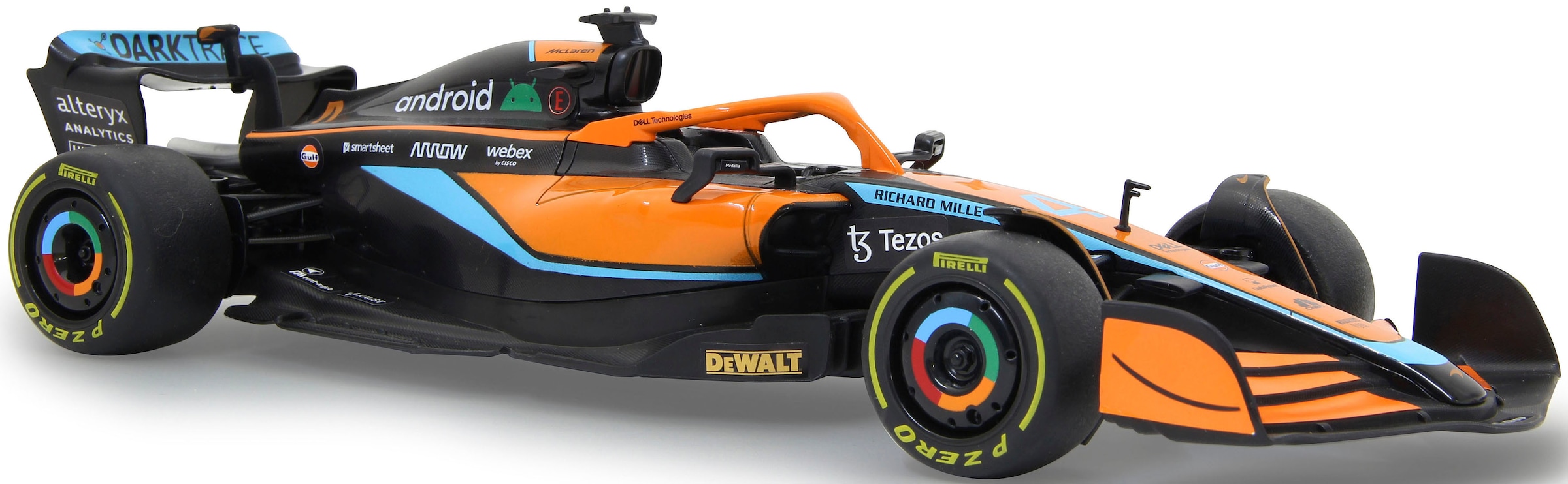 Jamara RC-Auto »Deluxe Cars, Deluxe Cars, McLaren MCL36 1:18, orange - 2,4 GHz«