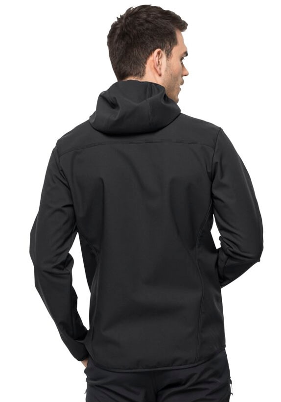 Jack Wolfskin Softshelljacke »BORNBERG HOODY M«, mit Kapuze, winddicht, wasserabweisend