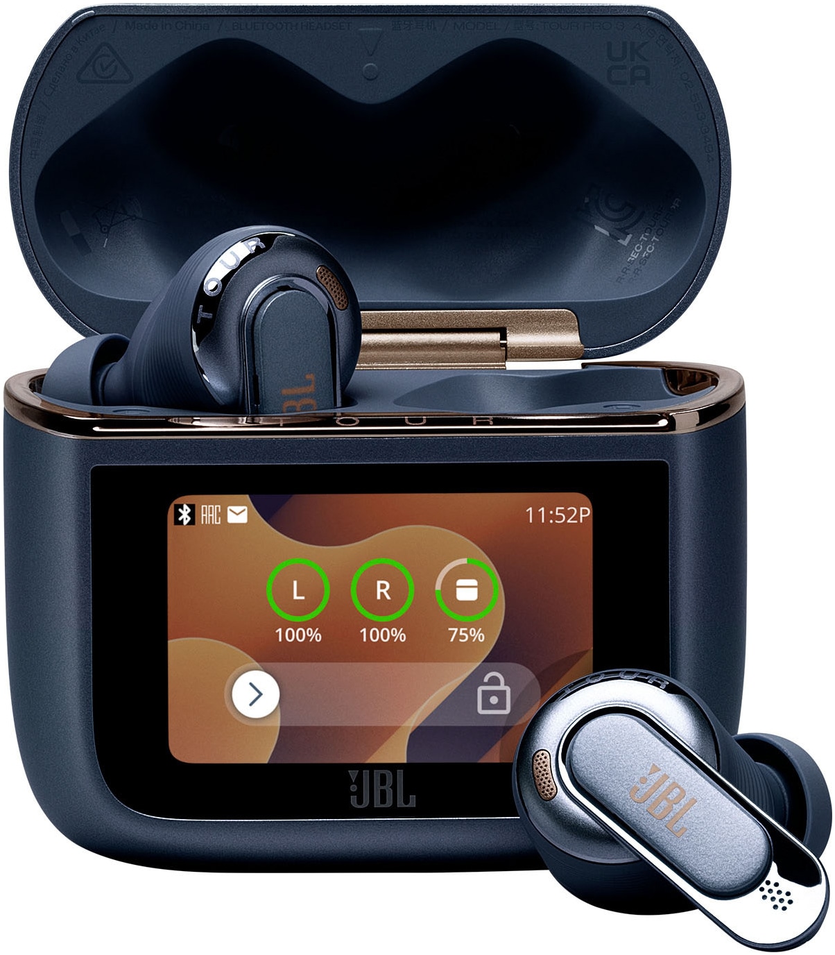 JBL wireless In-Ear-Kopfhörer »TOUR PRO 3 TWS« A2DP Bluetooth Active Noise Cancelling (ANC) | Freisprechfunktion | Stummschaltung