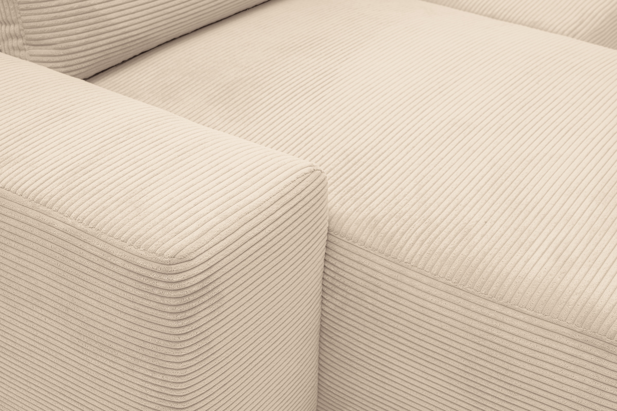 WERK2 Ecksofa »Amsterdam, zeitlos und elegant, Breite 300cm, L-Form«, Design Ecksofa mit hohem Komfort, Schlaffunktion & Bettkasten