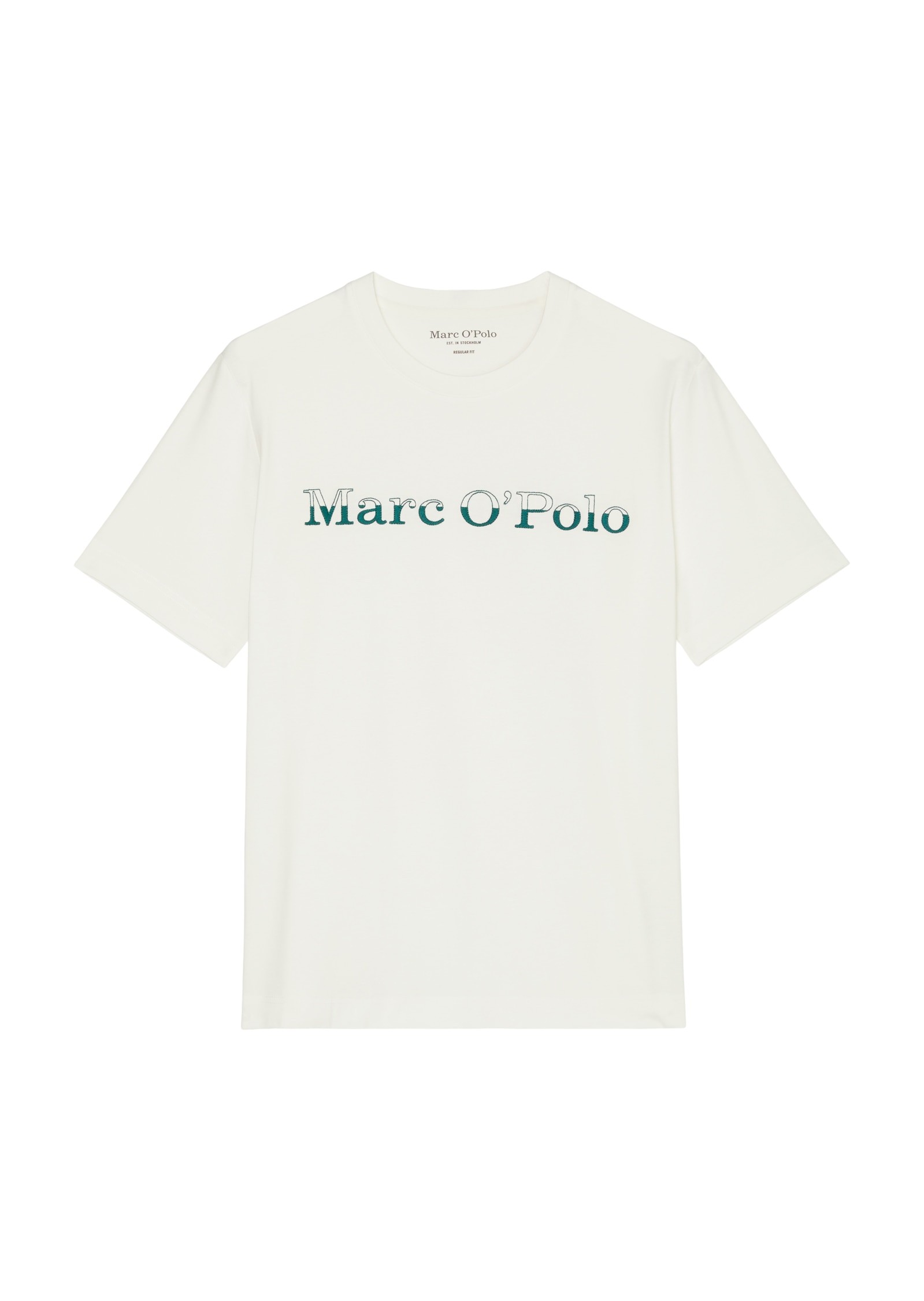 Marc O'Polo T-Shirt, Kontrastierende Logo-Stickerei auf der Brust