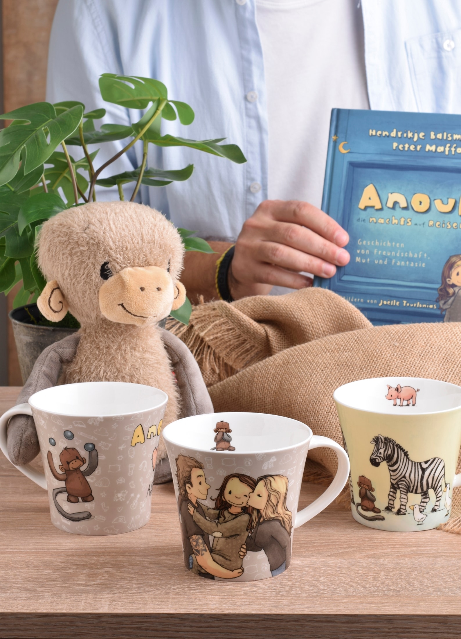Goebel Tasse »Coffee-/Tea Mug Anouk - Alle lieben Affi«