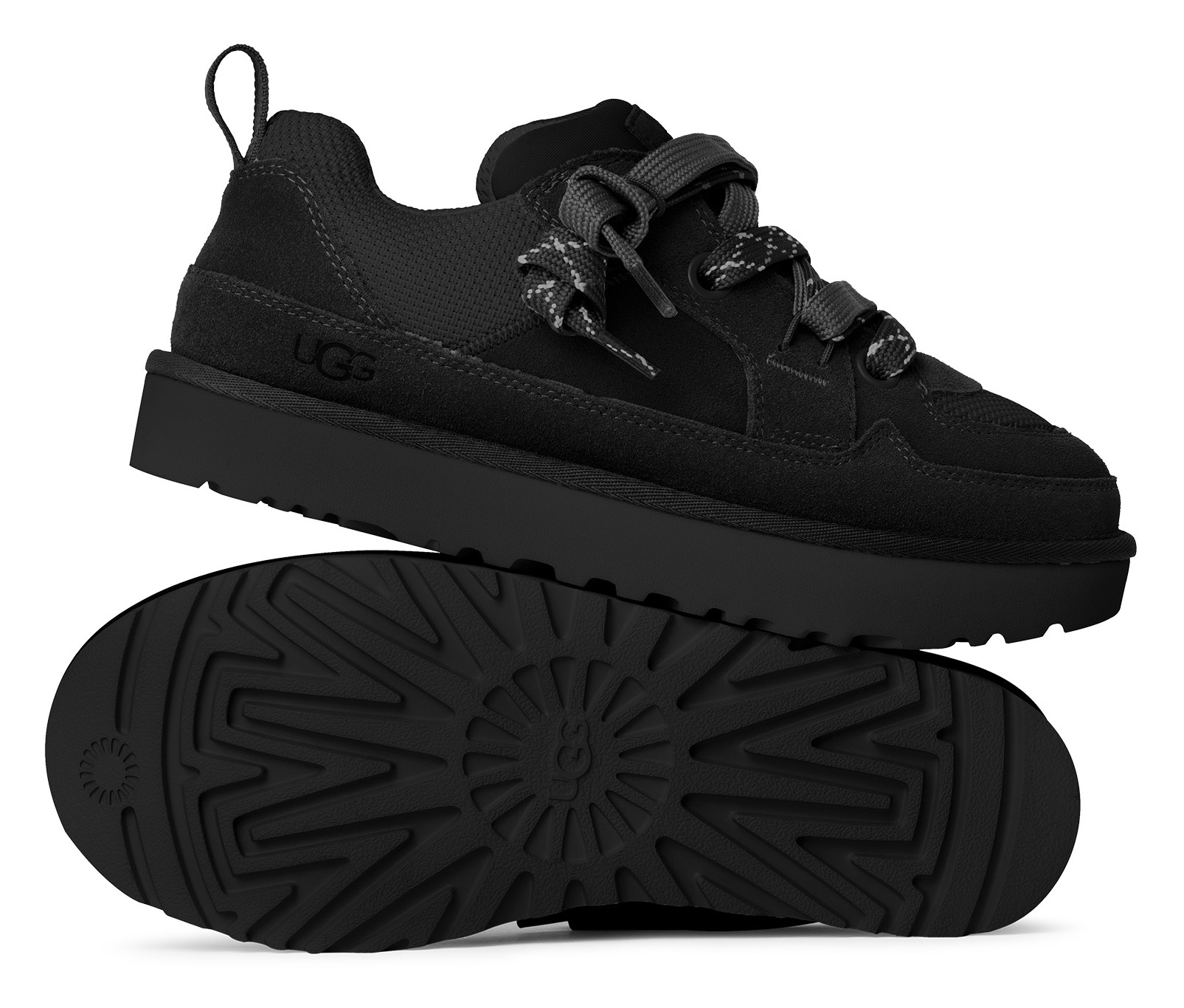 UGG Plateausneaker »LO LOWMEL«  Freizeitschuh, Halbschuh, Schnürschuh mit praktischer Anziehlasche